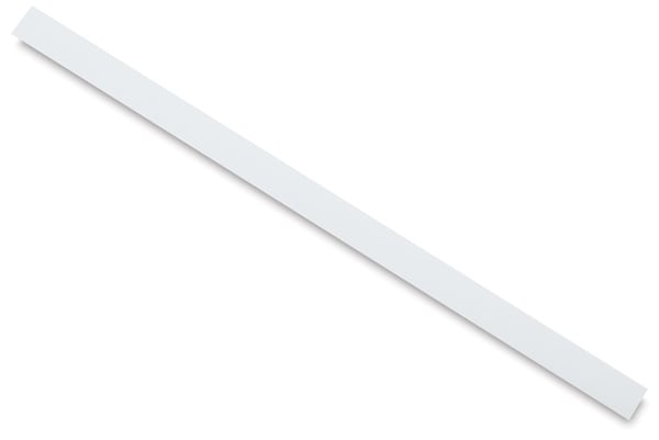 PLS90642 0.30 x 1.25 in. Strip Stock Styrene, White - Count 5