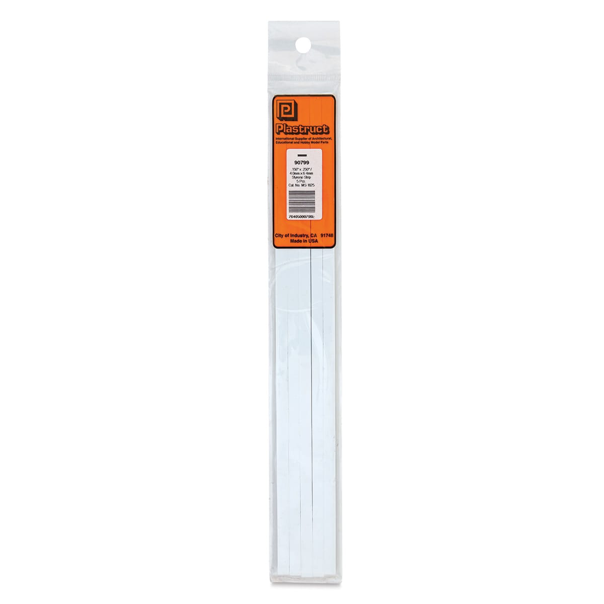 PLS90799 MS-1625 156 x 250 in. Rectangle - Plastic Styrene Strips