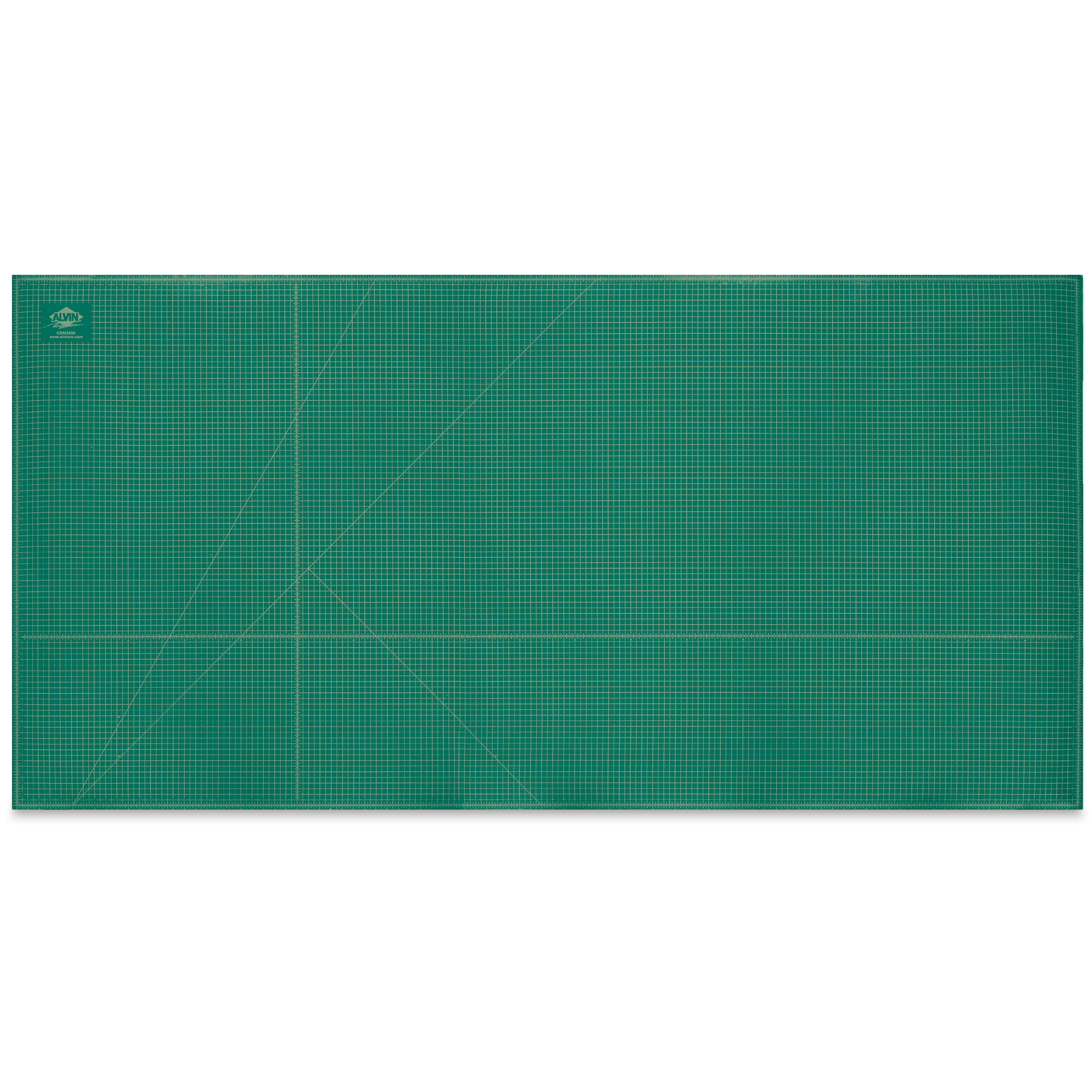 Alvin Cutting Mat - 48" x 96", Green/Black