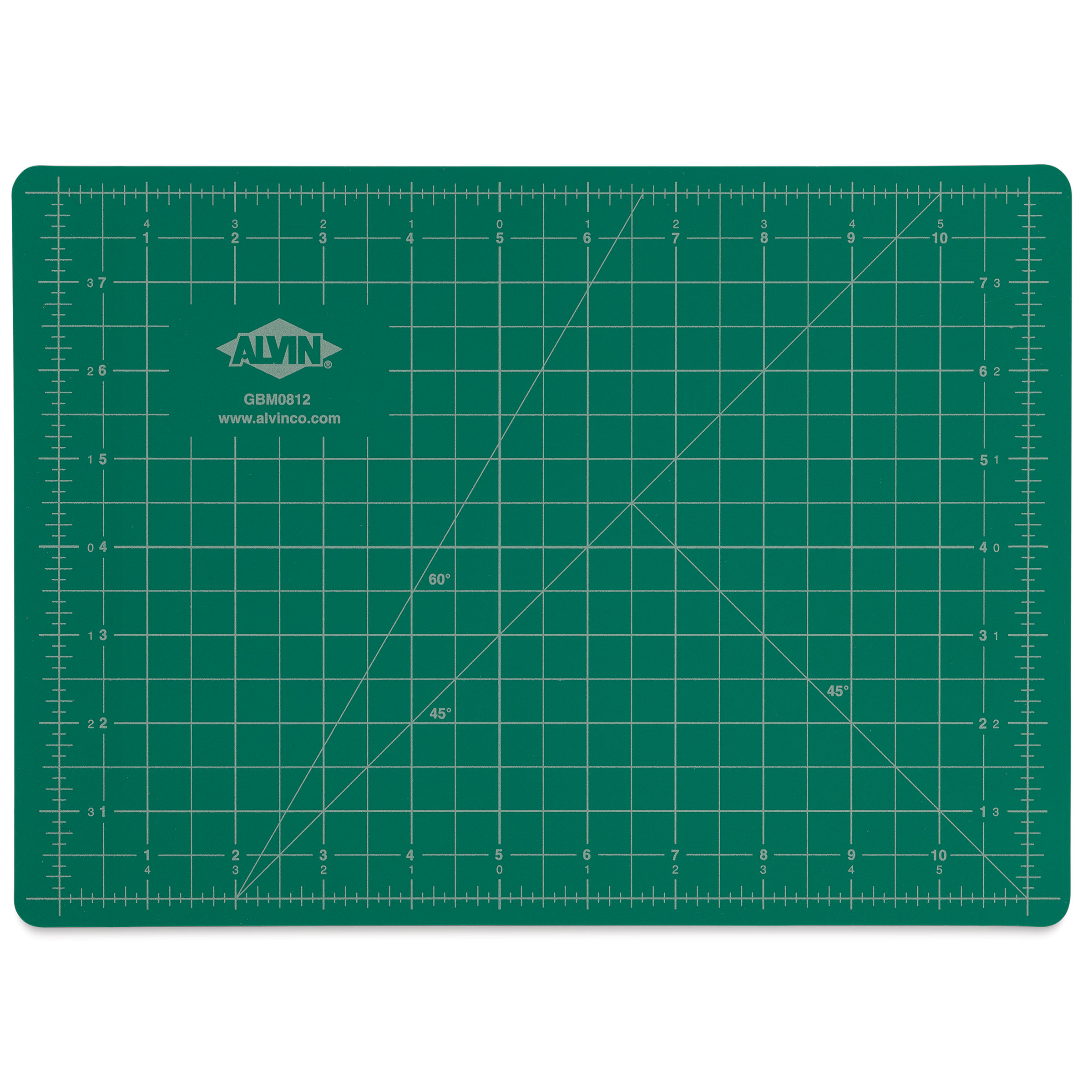 Alvin Cutting Mat - 8 1/2" x 12", Green/Black
