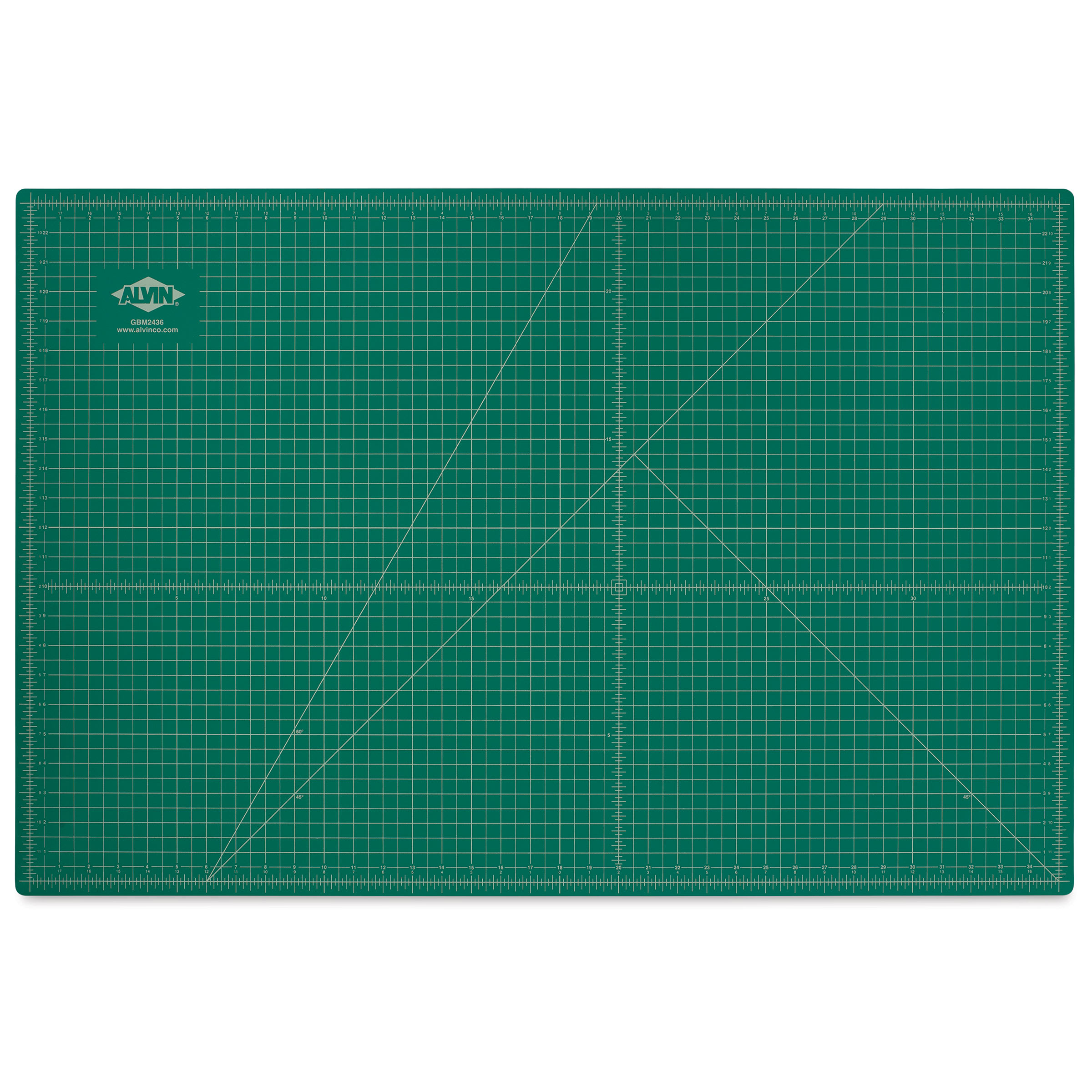 Alvin Cutting Mat - 24" x 36", Green/Black