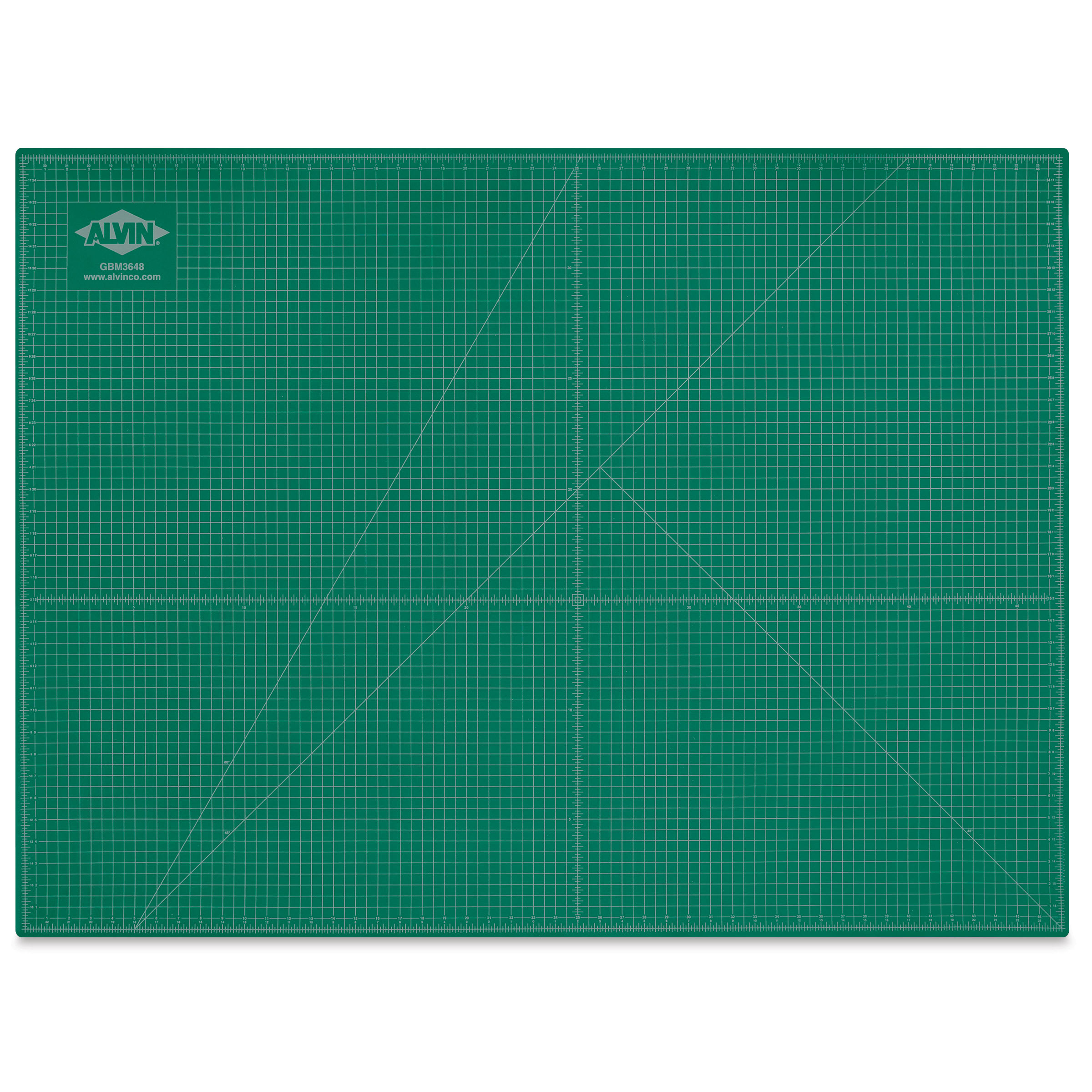 Alvin Cutting Mat - 36" x 48", Green/Black