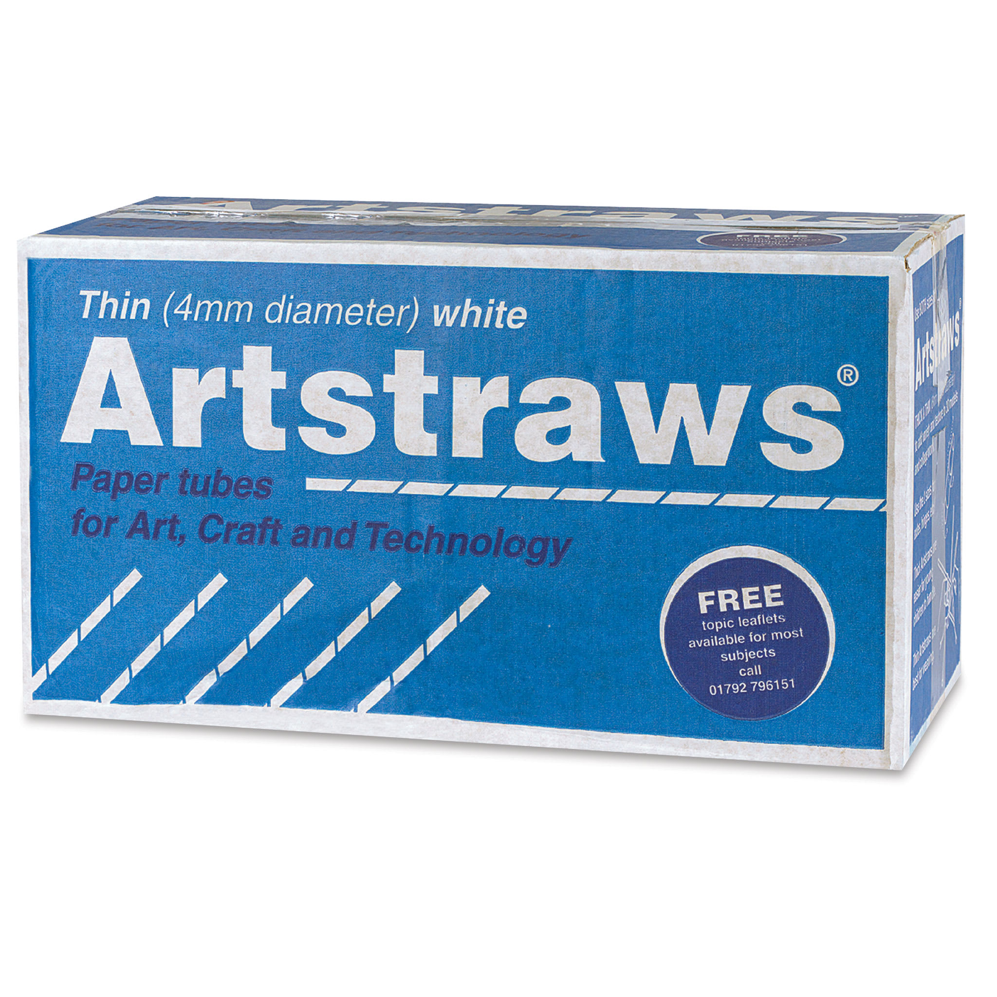 Pacon White Art Straws, 1800 Pieces, 1/6 each (CK-9030) | Quill