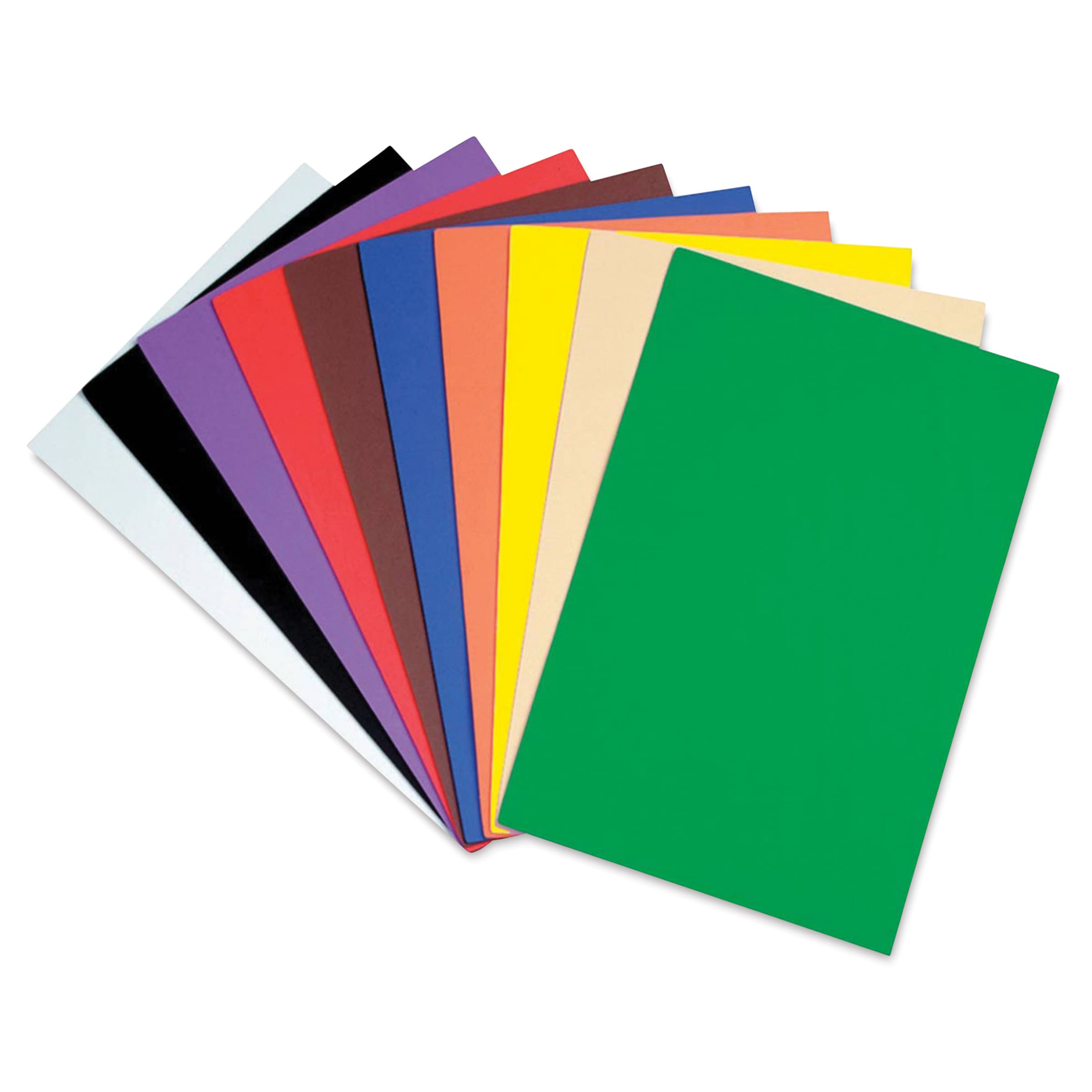 Creativity Street Wonderfoam Sheets - Assorted Colors, 12" x 18" Sheets, Pkg of 10