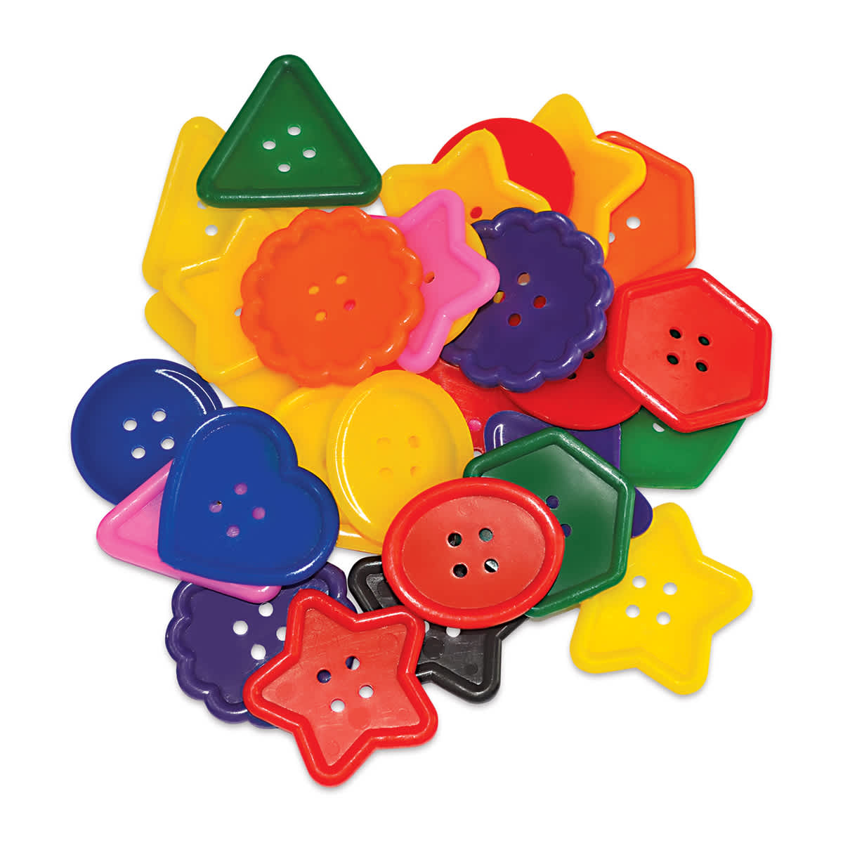 Roylco Craft Accessories, Really Big Buttons, 60/Pack | Quill