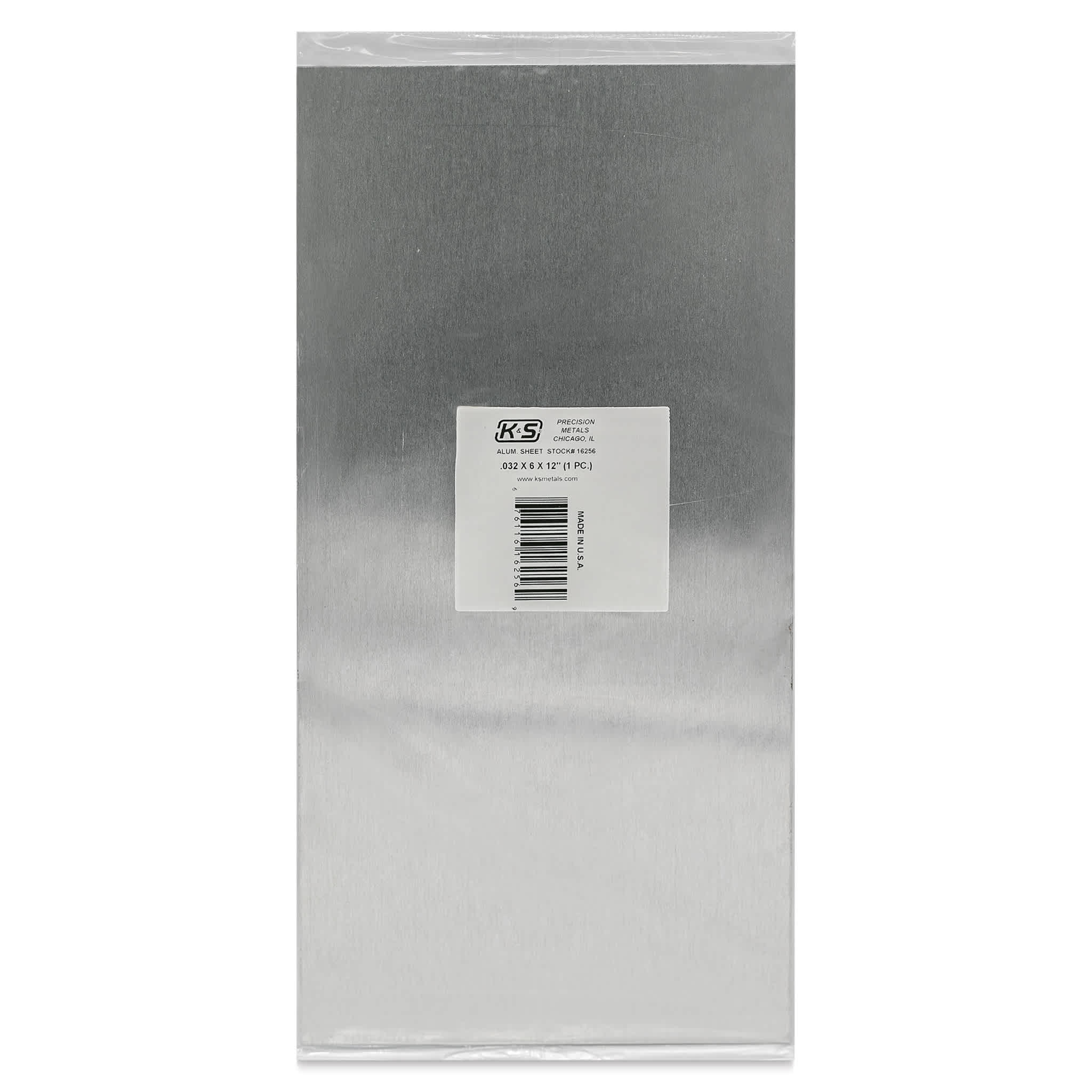 K&S 0.032 in. X 6 in. W X 12 in. L Aluminum Plain Sheet Metal