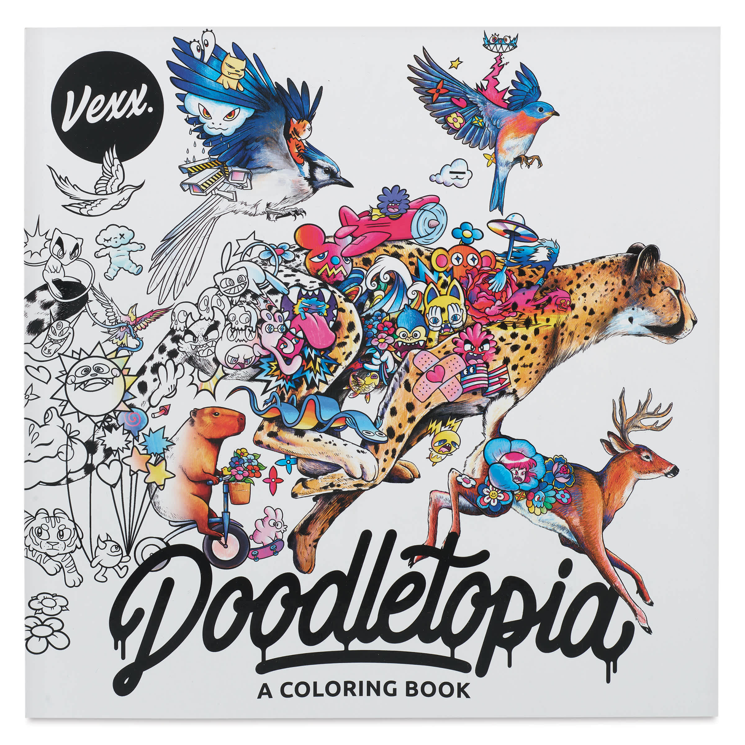 Doodletopia: A Coloring Book - 10" x 10", 96 Pages