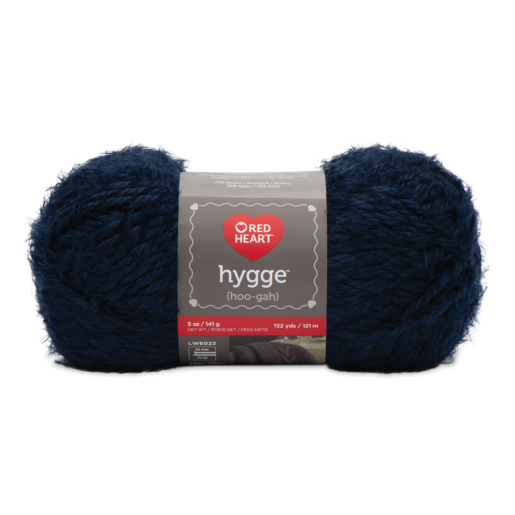 Red Heart Hygge Crochet Yarn in Indigo (141g/5oz) by Yarnspirations