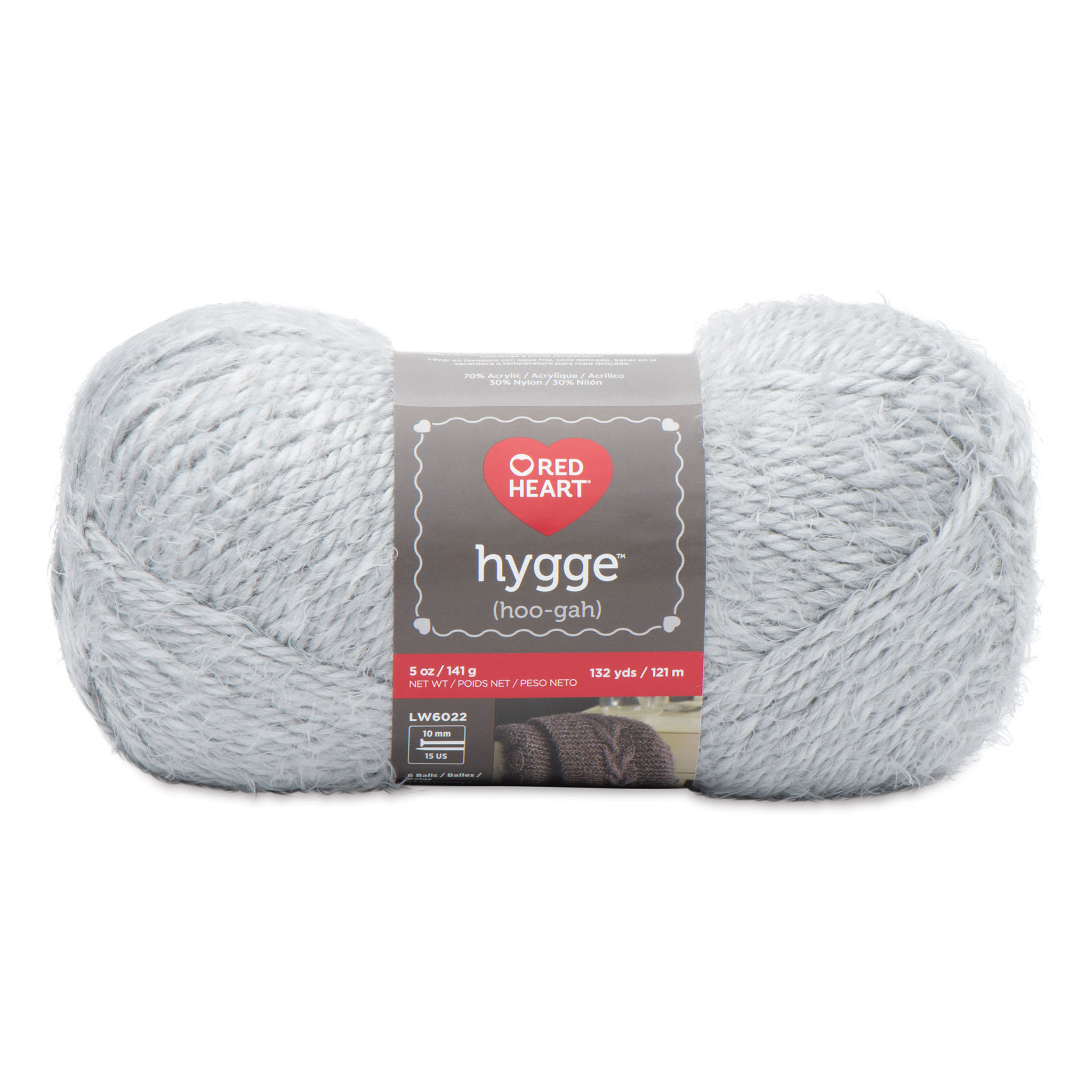 Red Heart Hygge Crochet Yarn in Cloud (141g/5oz) by Yarnspirations