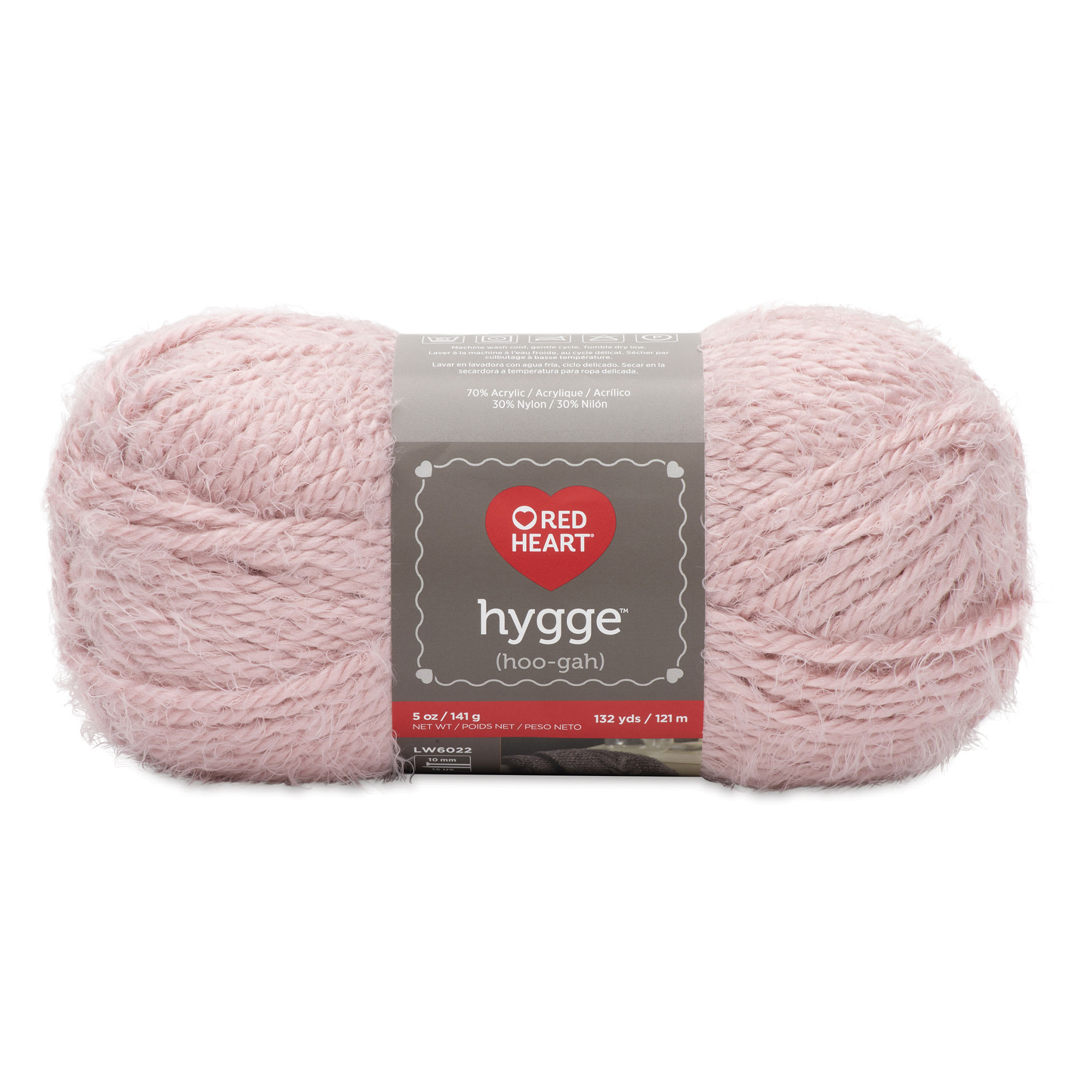 Red Heart Hygge Crochet Yarn in Powder (141g/5oz) by Yarnspirations