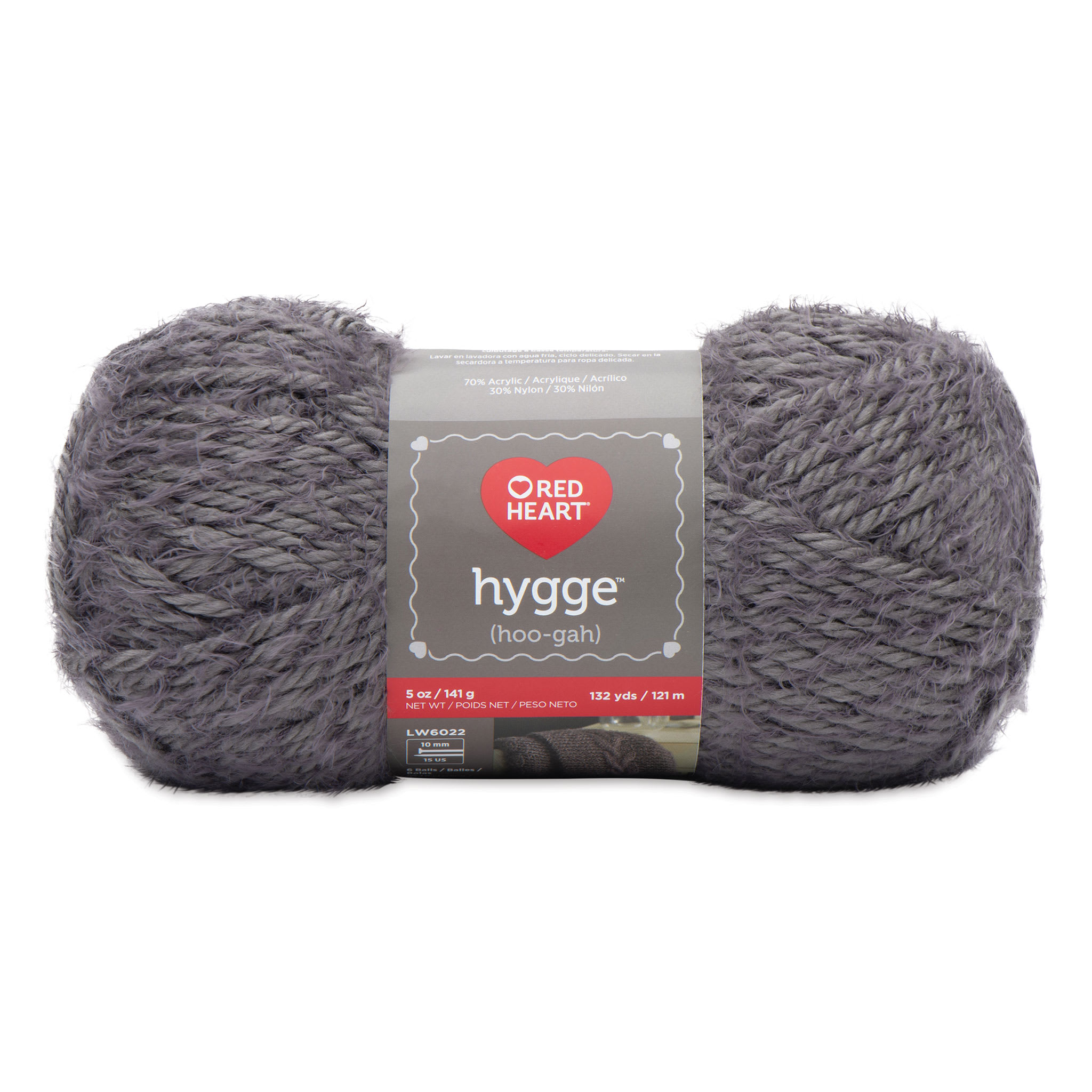 Red Heart Hygge Crochet Yarn in Sterling (141g/5oz) by Yarnspirations