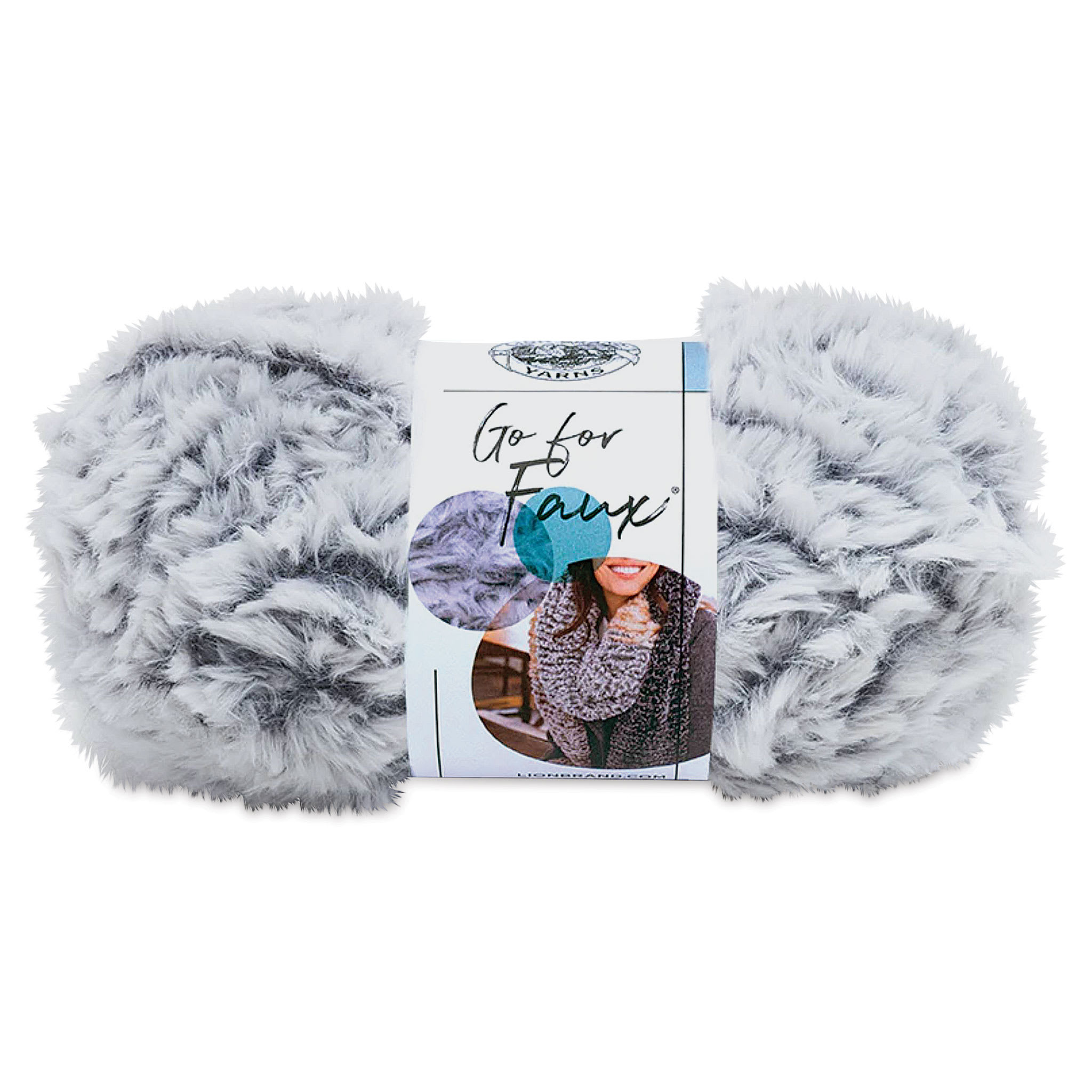 Lion Brand Go For Faux Yarn  Chinchilla 65 yds