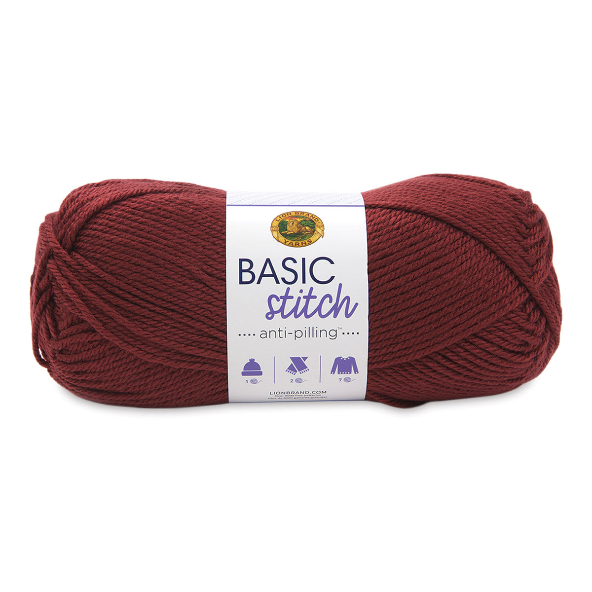 Lion Brand Basic Stitch Anti-Pilling Yarn - Pomegranate