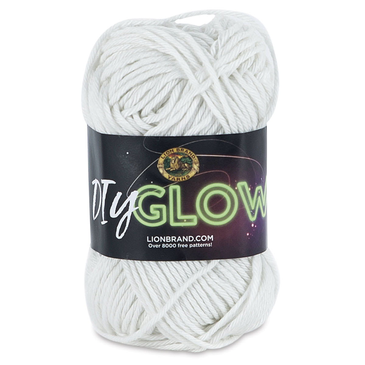 Lion Brand DIY Glow Yarn  Natural 71 yards