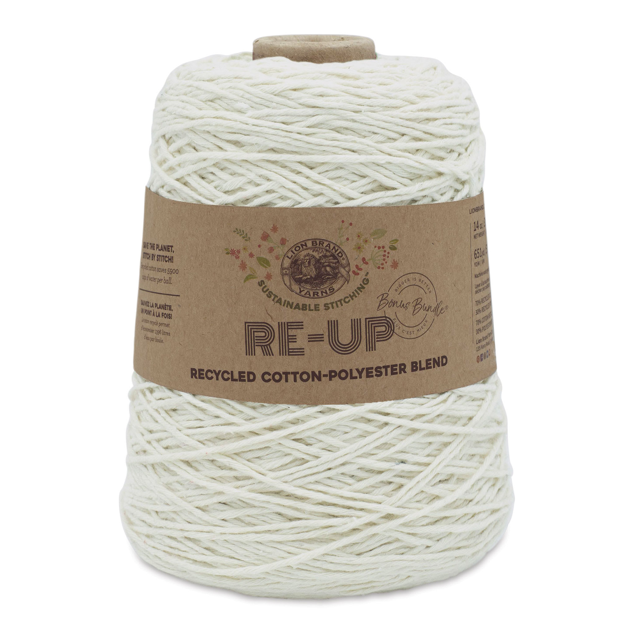 Lion Brand ReUp Bonus Bundle Yarn  Full Moon 651 yds