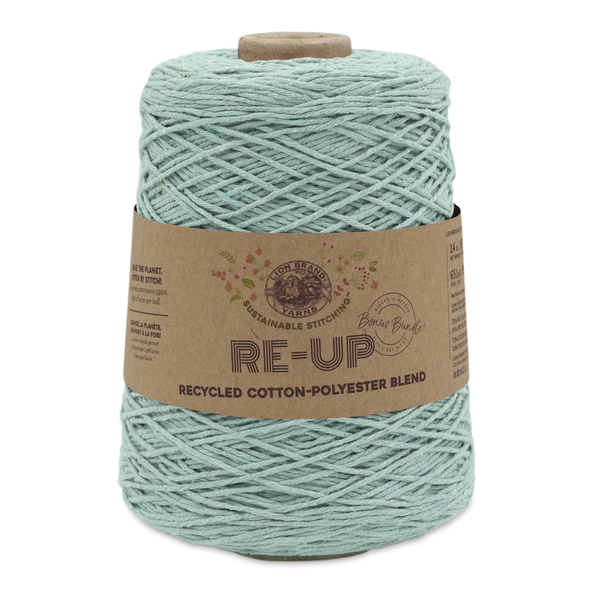 Lion Brand ReUp Bonus Bundle Yarn  Surf Spray 651 yds