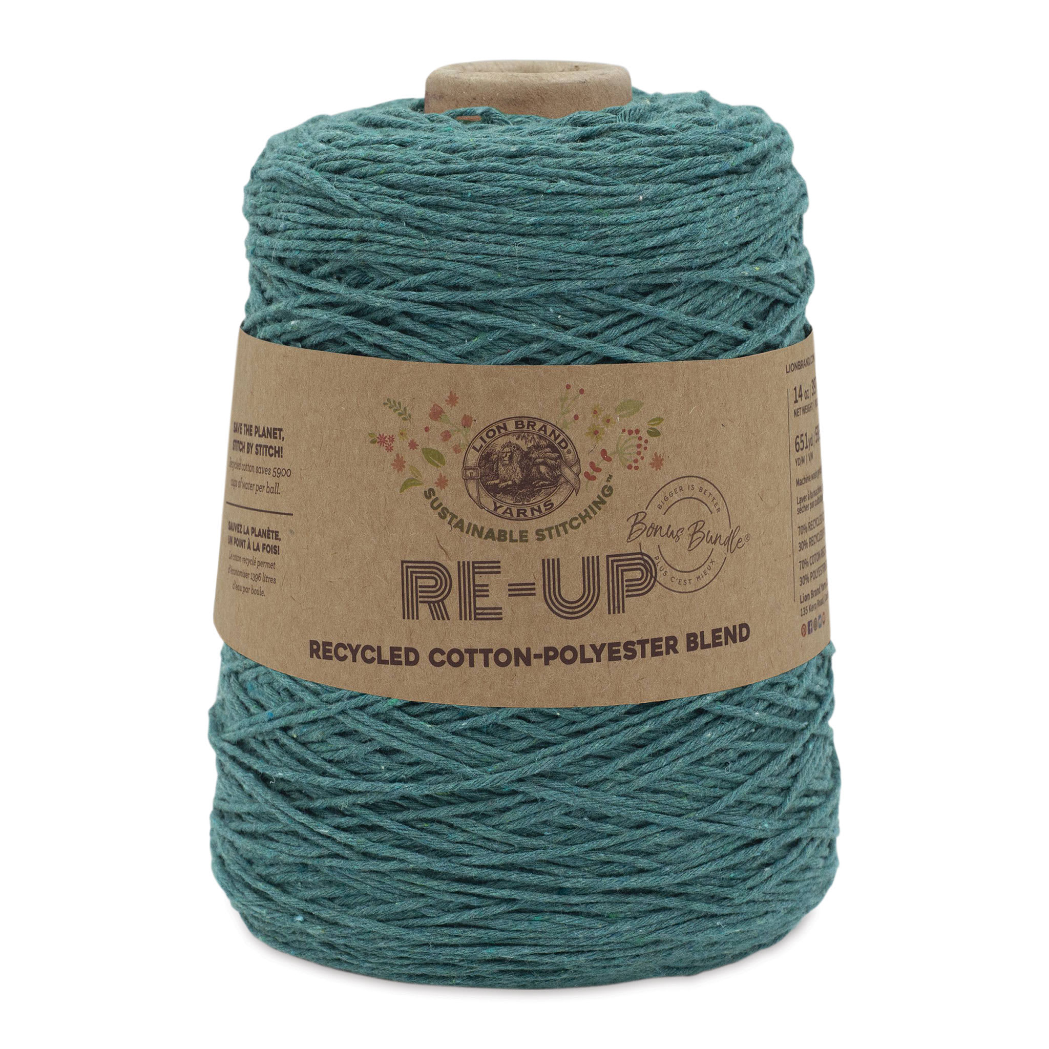 Lion Brand ReUp Bonus Bundle Yarn  Sea Glass 651 yds