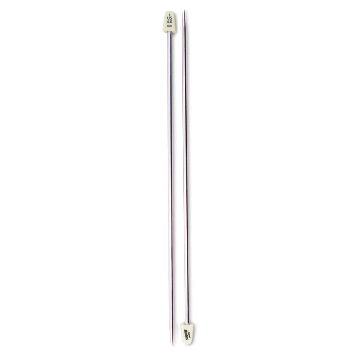 Susan Bates Silvalume 10" Single Point Knitting Needles (U.S. 6 (4 mm)) by Yarnspirations