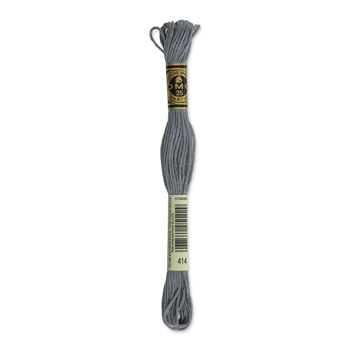DMC® 6 Strand Embroidery Floss, Dark in 414 Dk Steel Gray | 8 m