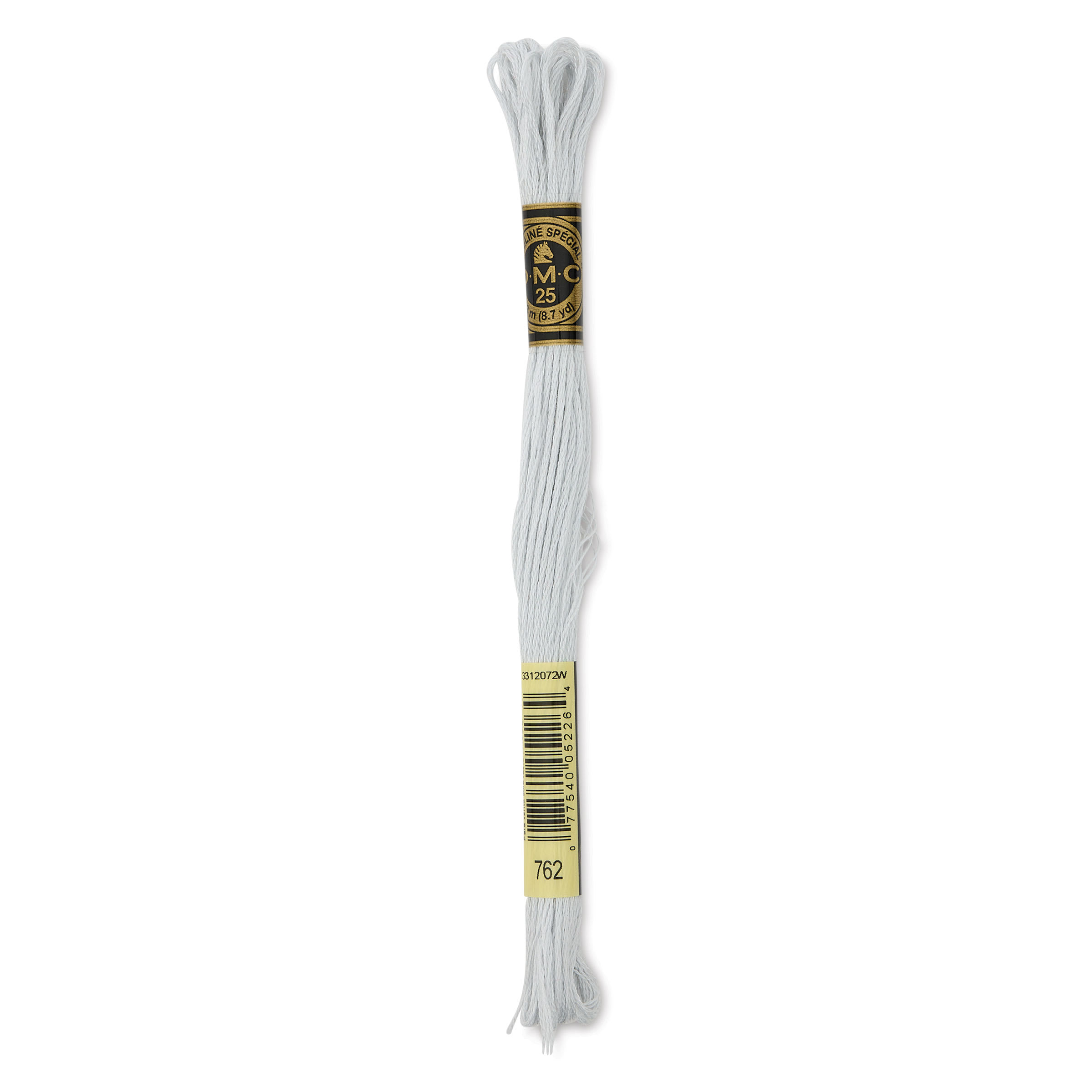 DMC® 117 6 Strand Cotton Embroidery Floss, Light in 762 Vy Lt Pear Greenl Gray | 8 m