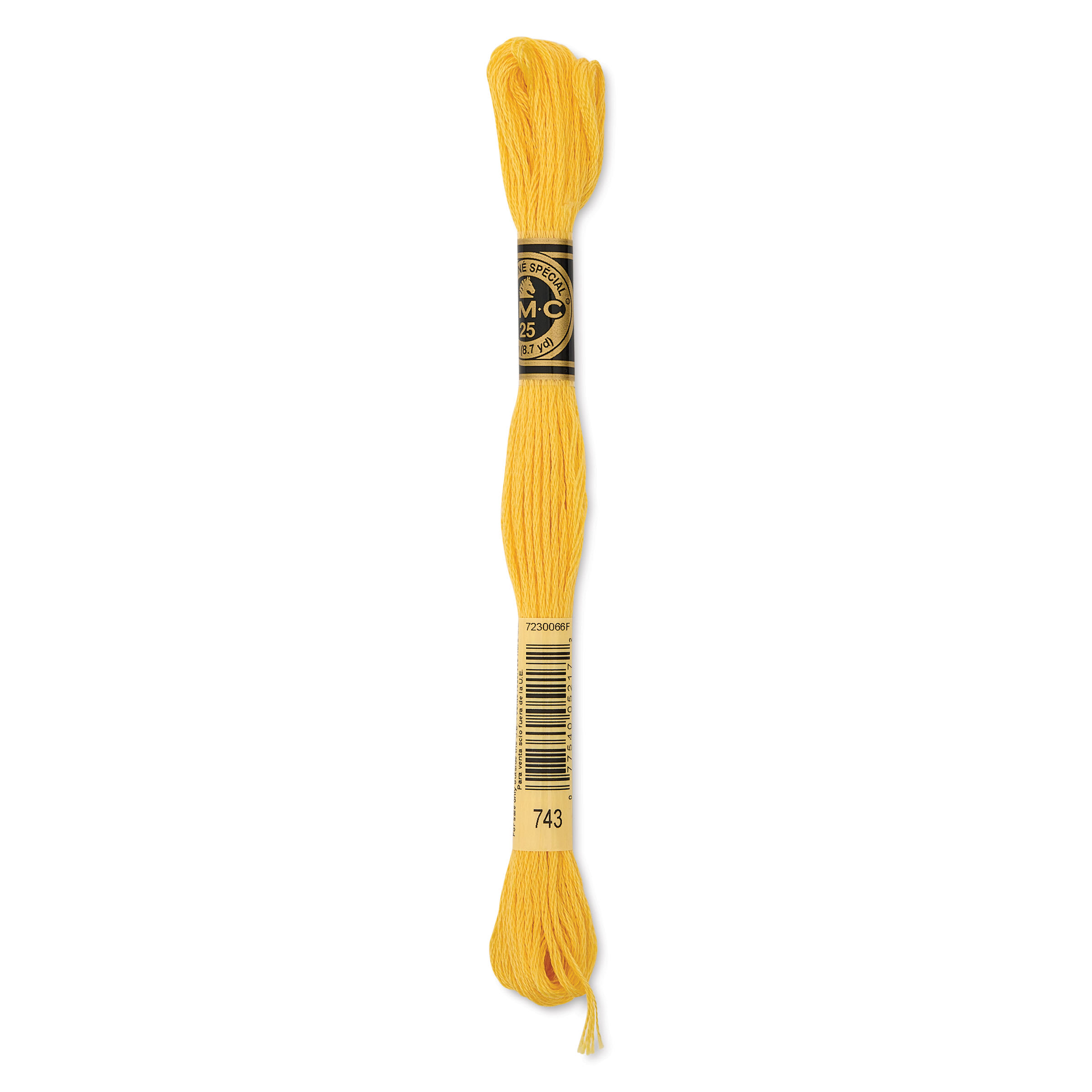 DMC® 6 Strand Embroidery Floss, Yellow in 743 Md Yellow | 8 m