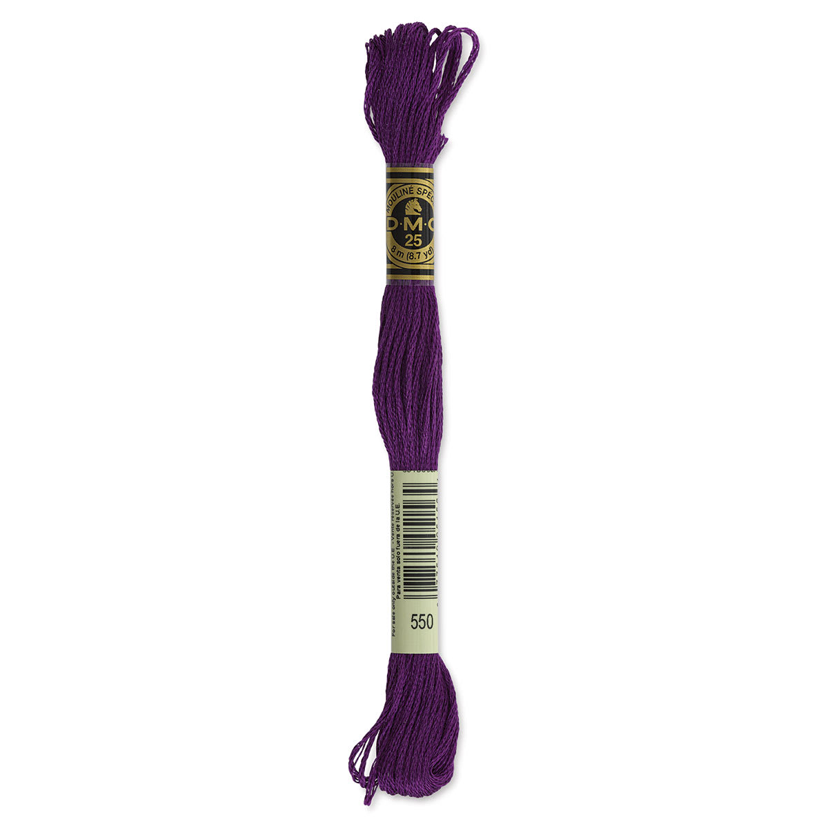 DMC® 117 6 Strand Cotton Embroidery Floss, Purple in 550 Vy Dk Violet | 8 m