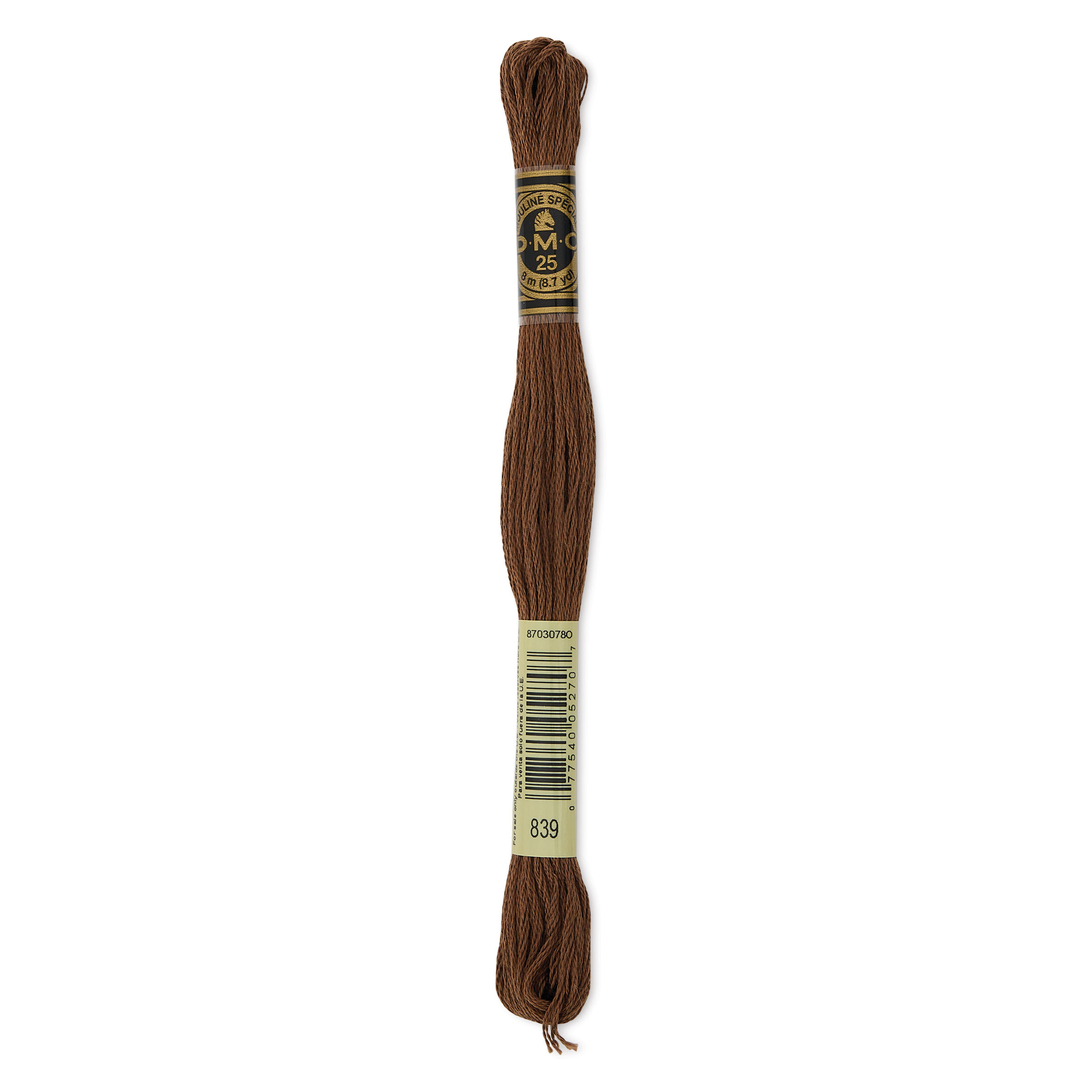 DMC® 6 Strand Embroidery Floss, Brown in 839 Dk Beige Brown | 8 m