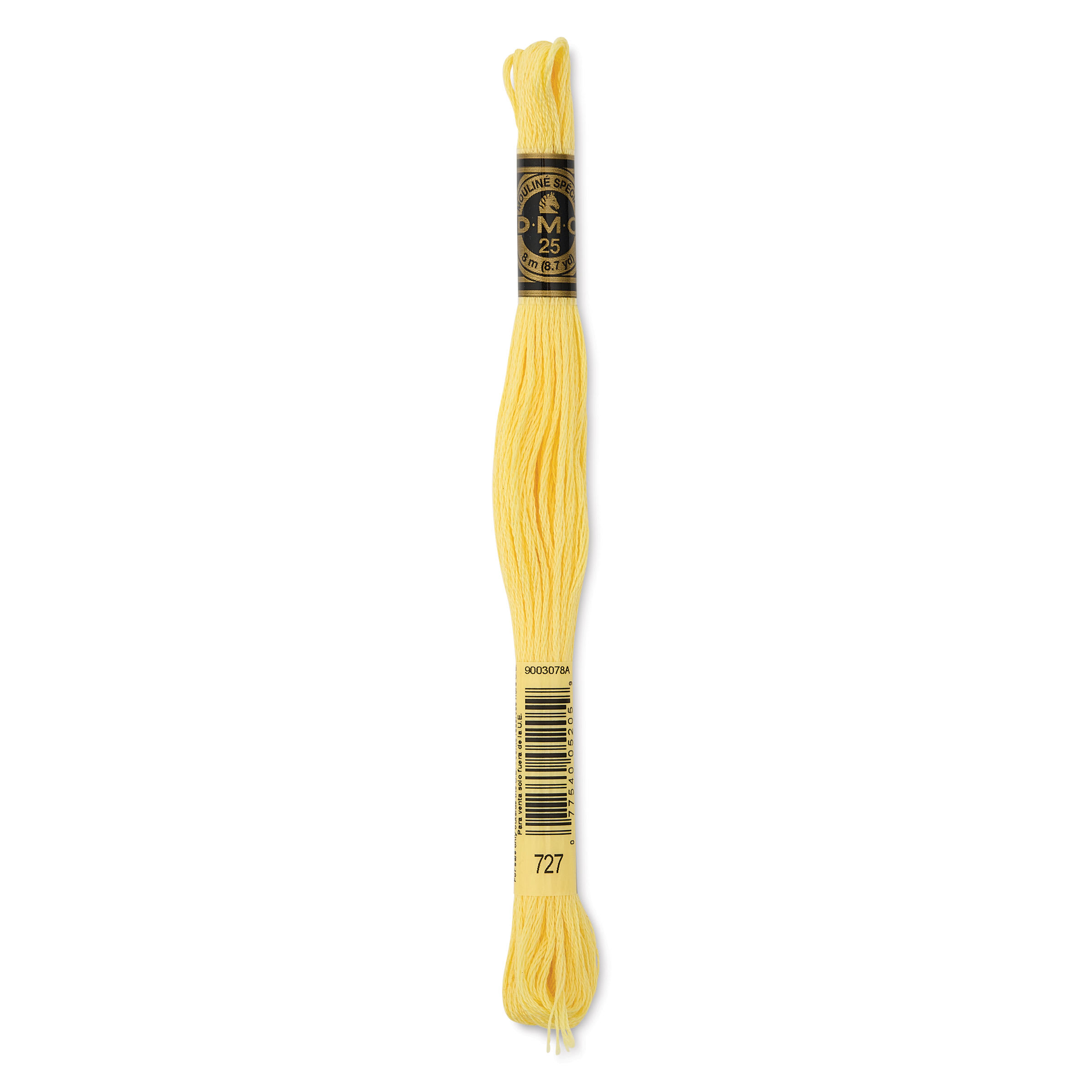 DMC® 6 Strand Embroidery Floss, Yellow in 727 Vy Lt Topaz | 8 m