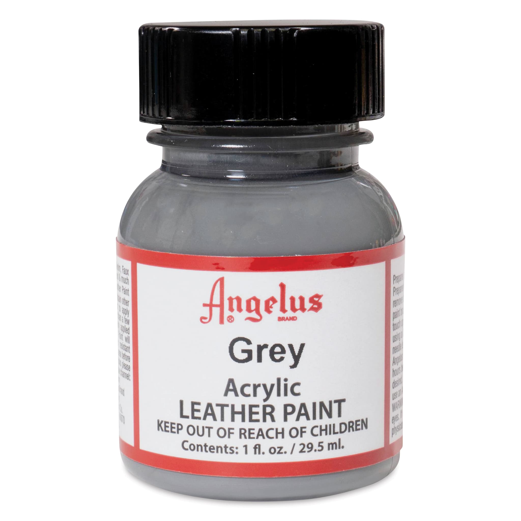 Angelus Acrylic Leather Paint - Grey, 1 oz