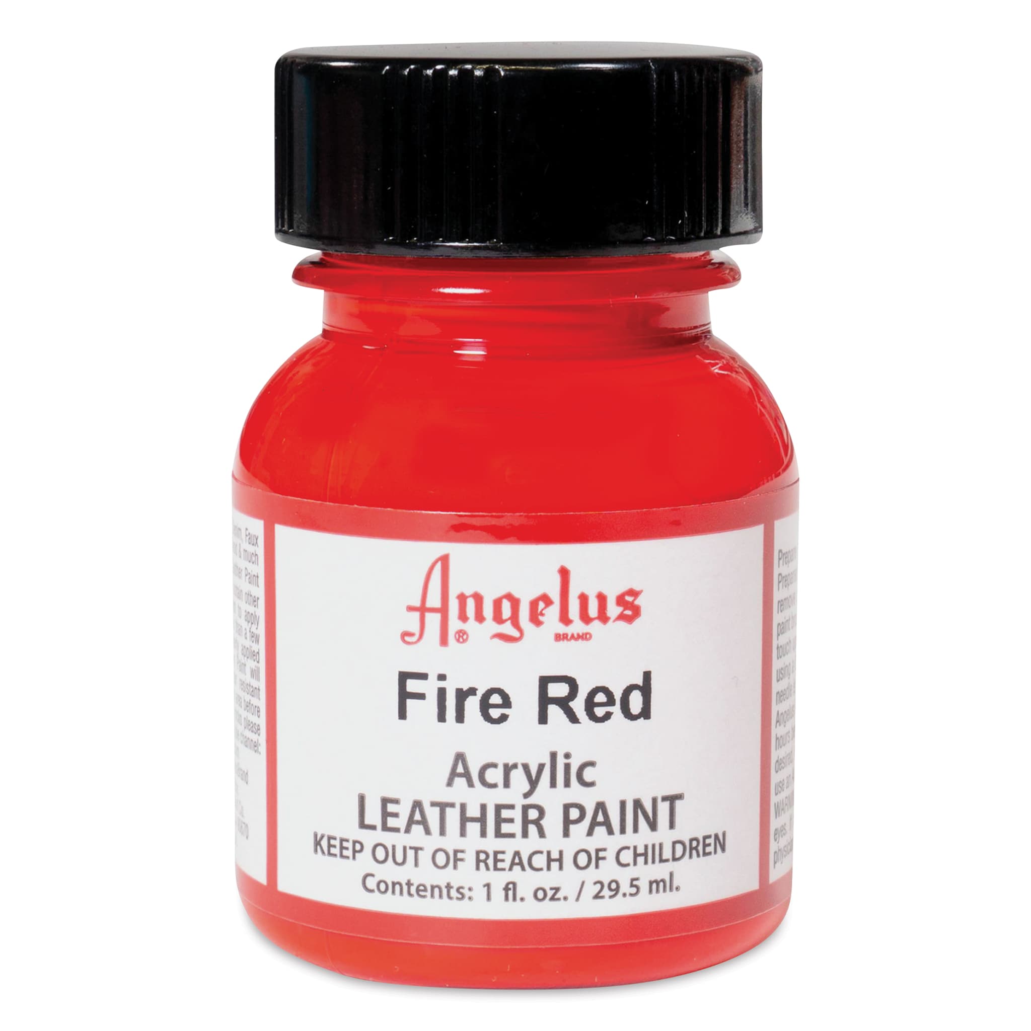 Angelus® Acrylic Leather Paint, 1 oz By Angelus Shoe Polish in Fire Red | 1 fl oz