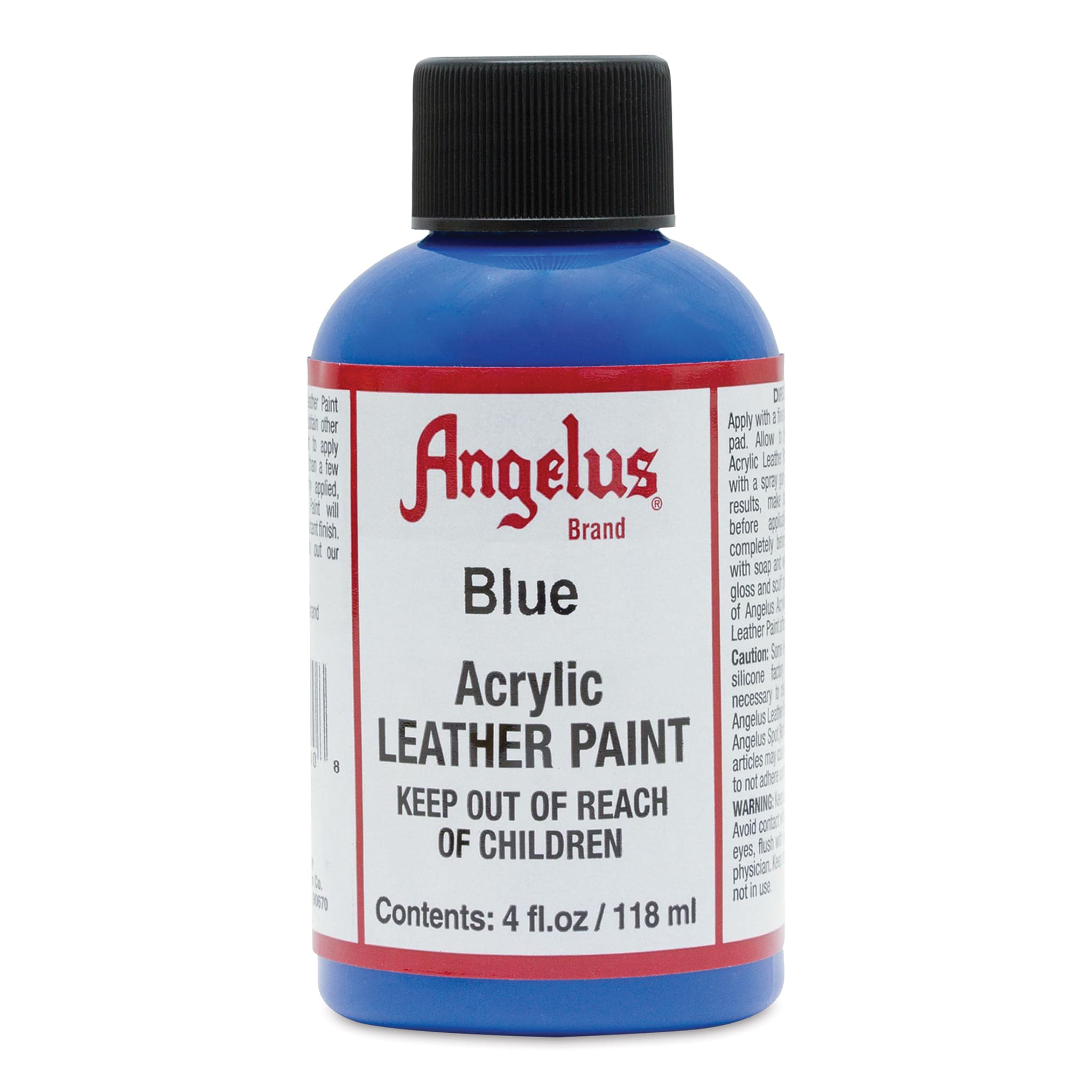 Angelus Acrylic Leather Paint - Blue, 4 oz