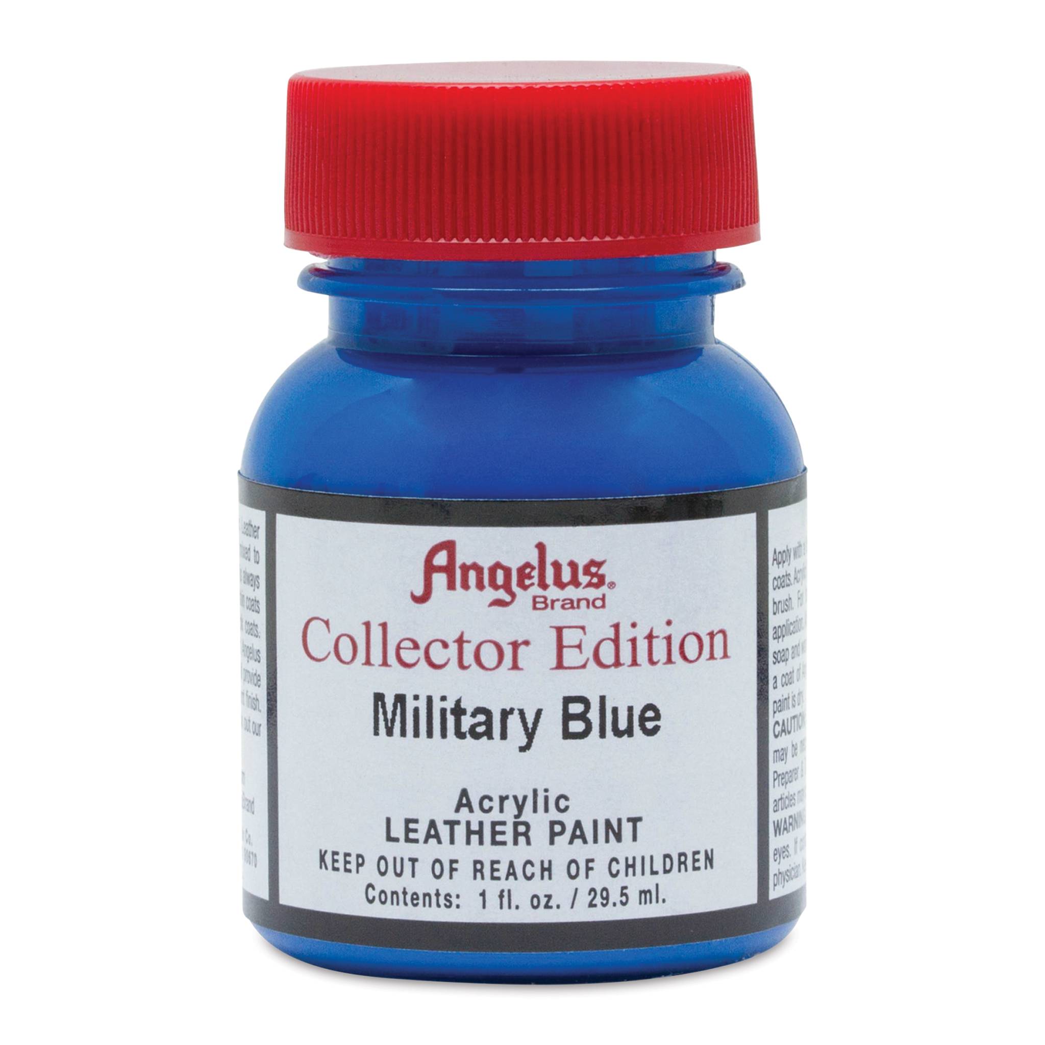 Angelus Acrylic Leather Paint - Military Blue, Collector Edition, 1 oz