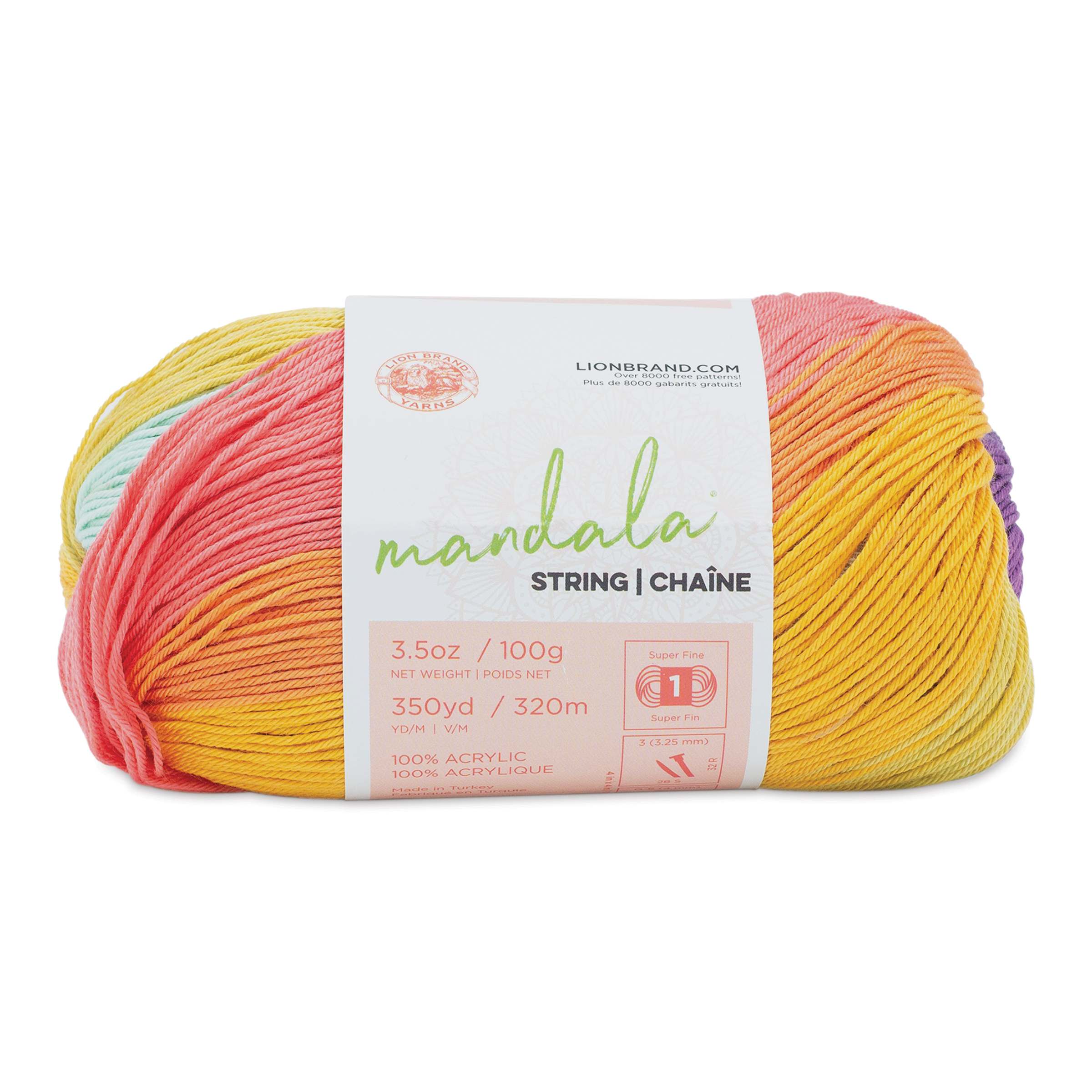 Lion Brand Mandala String Yarn - Beats, 350 yds