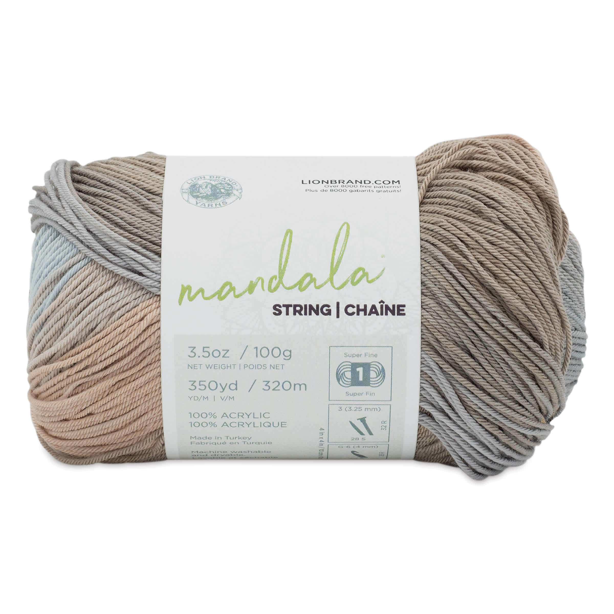 Lion Brand Mandala String Yarn - Ballad, 350 yds