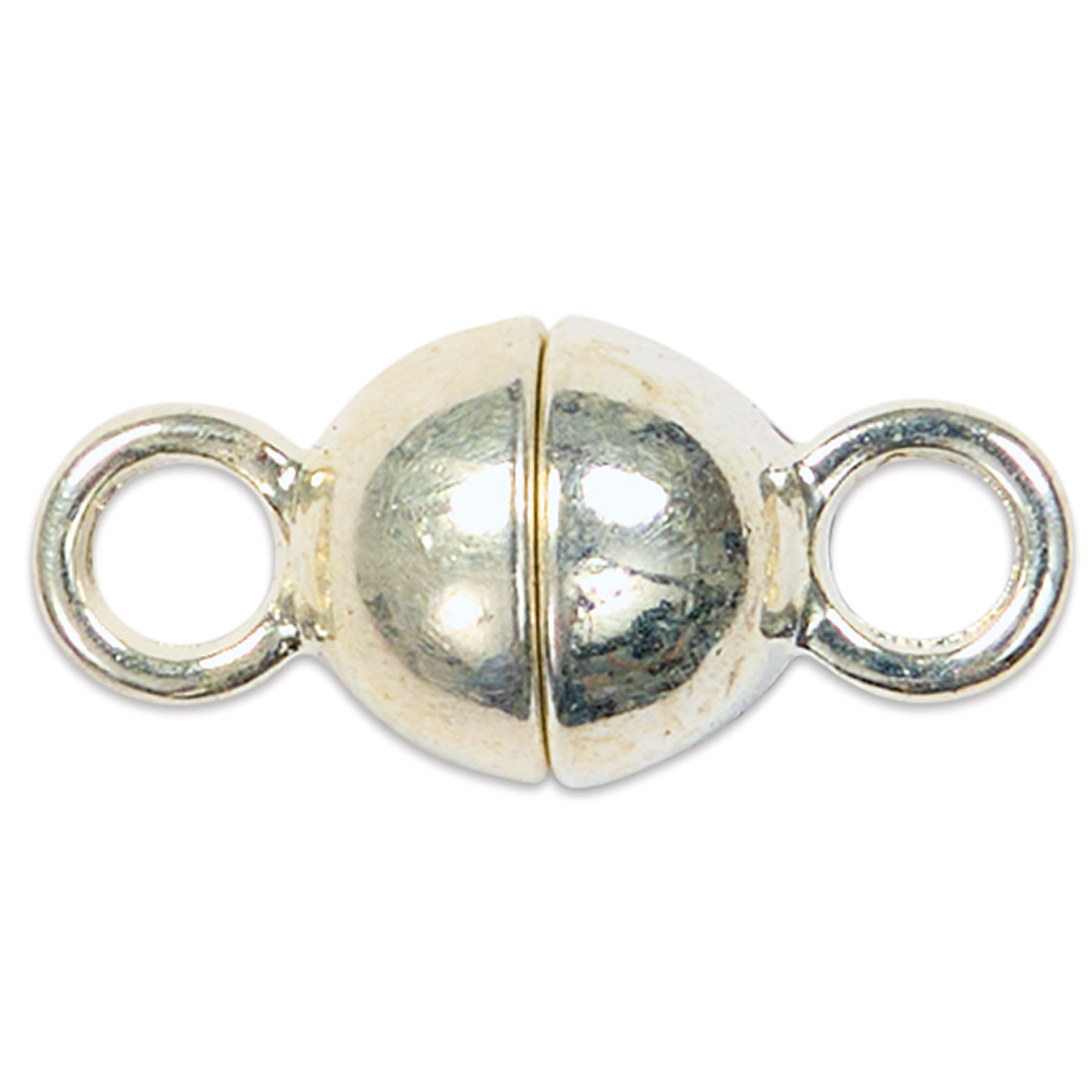 Beadalon Magnetic Clasps  Silver Pkg of 2