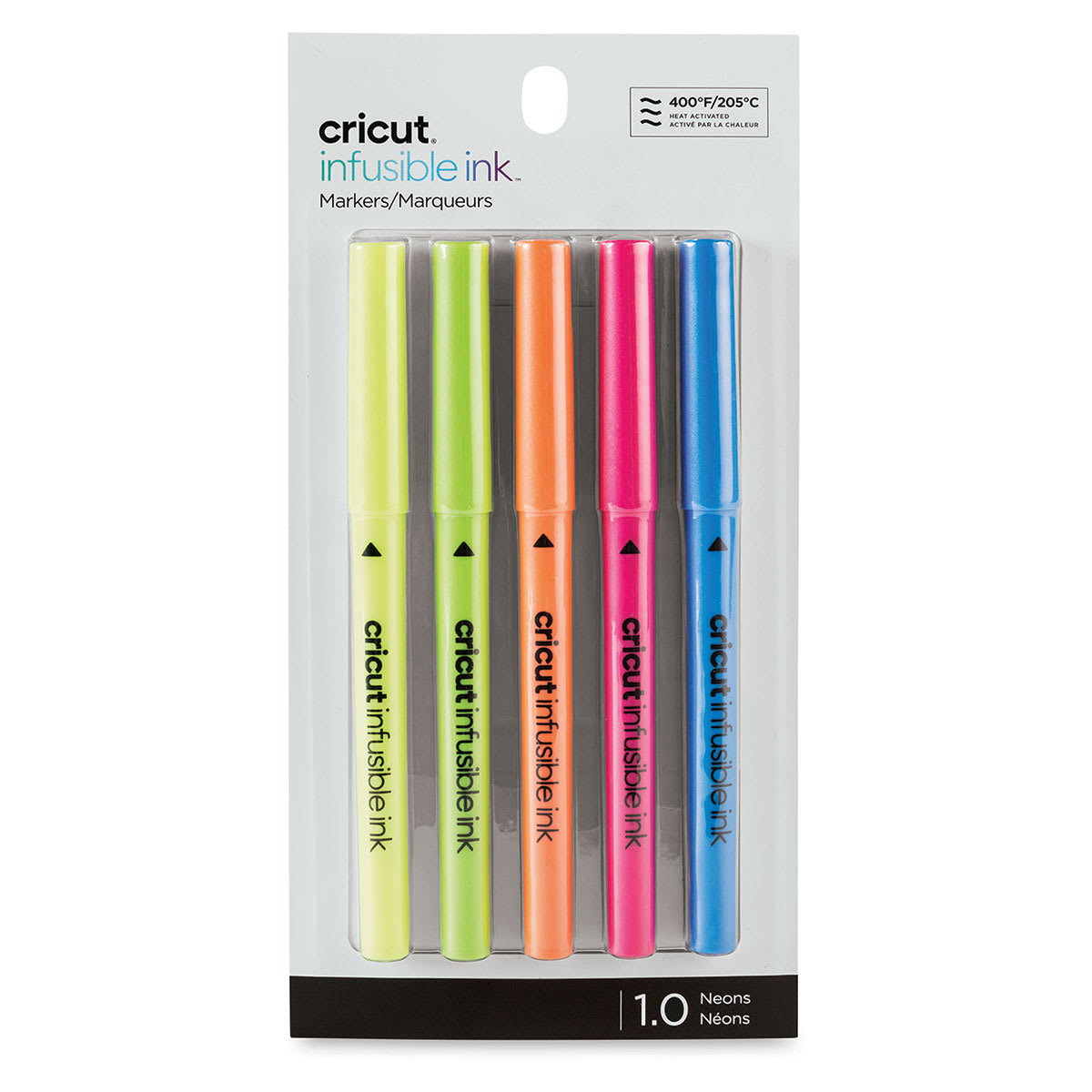 Cricut Infusible Ink Markers, Neon Medium-Point Markers (1.0), 5 count (Open Box)