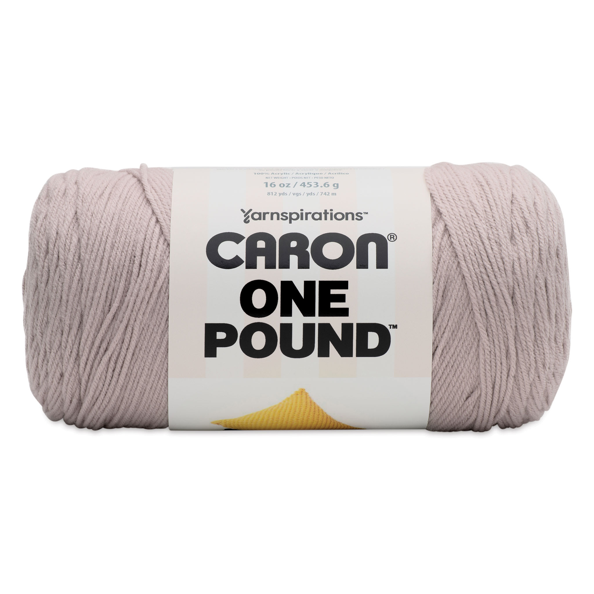 Caron One Pound Knitting Yarn in Dove (454g/16oz) by Yarnspirations