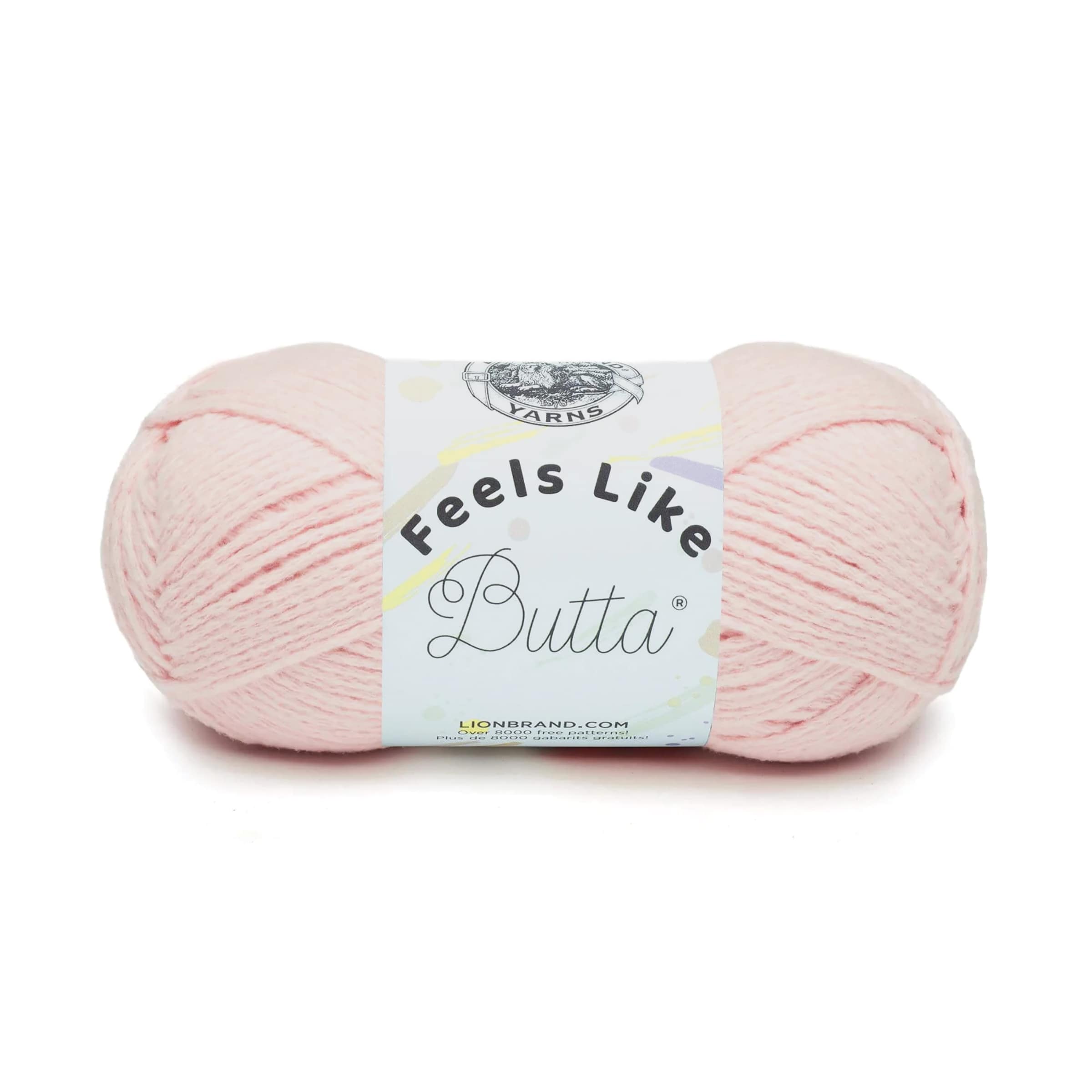 Lion Brand Feels Like Butta Yarn - Pink
