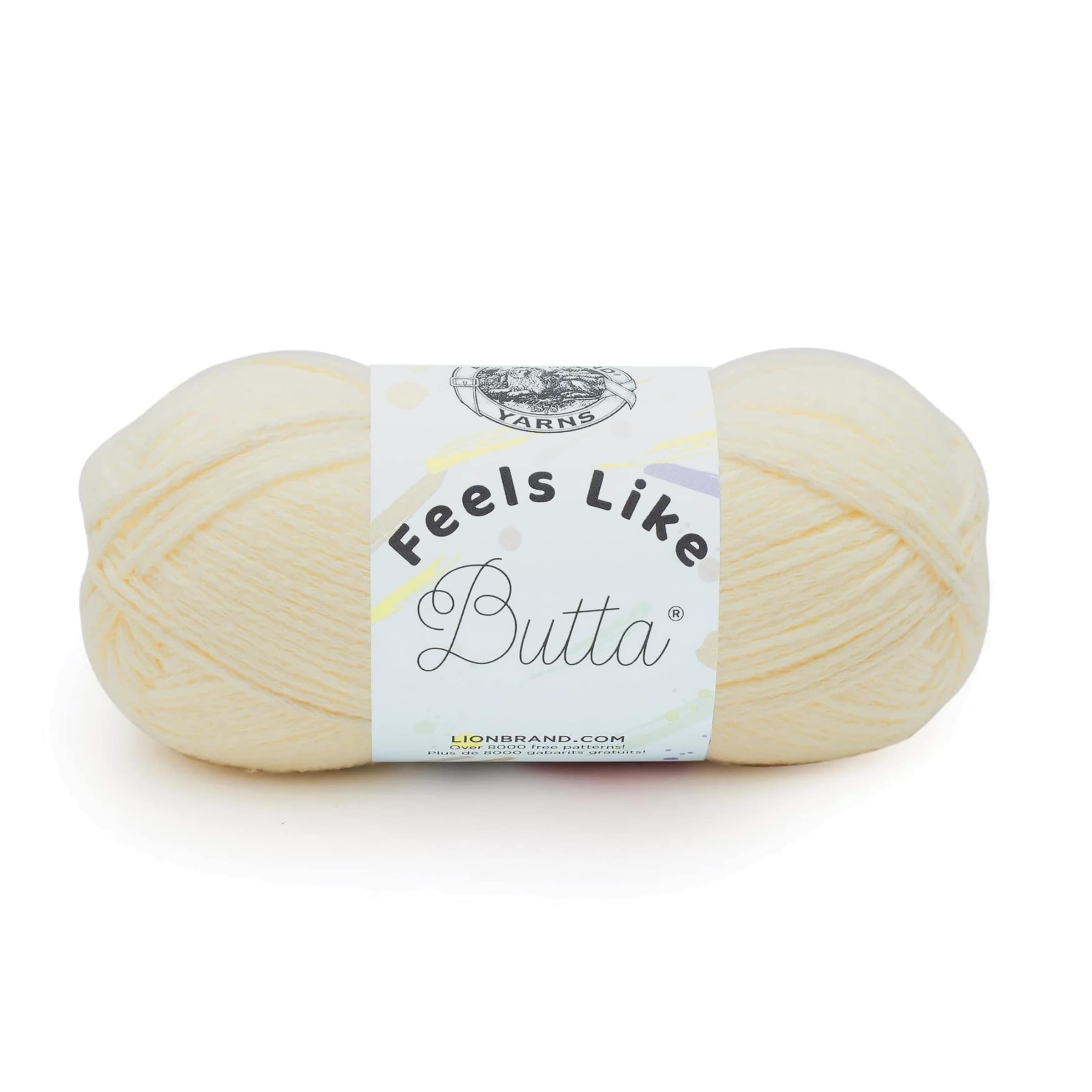 Lion Brand Feels Like Butta Yarn - Lemon