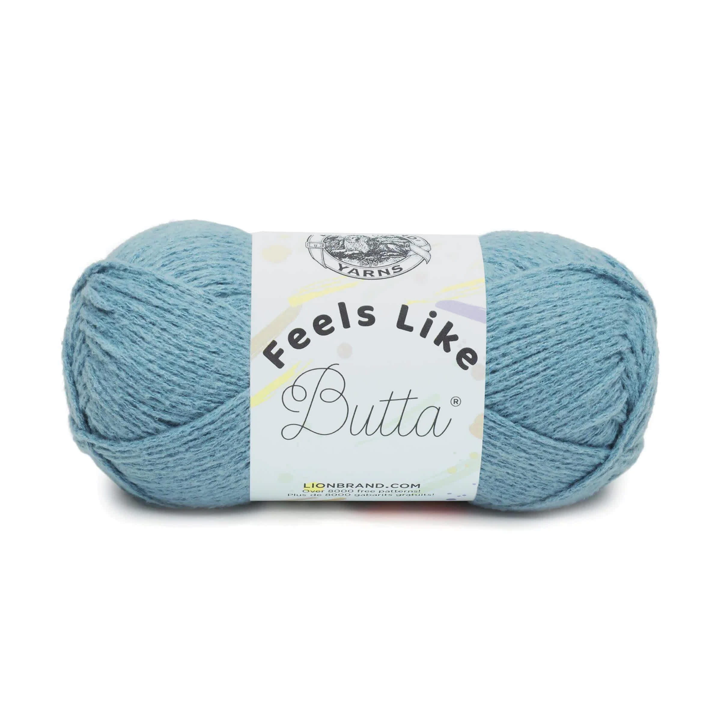 Lion Brand Feels Like Butta Yarn - Dusty Blue