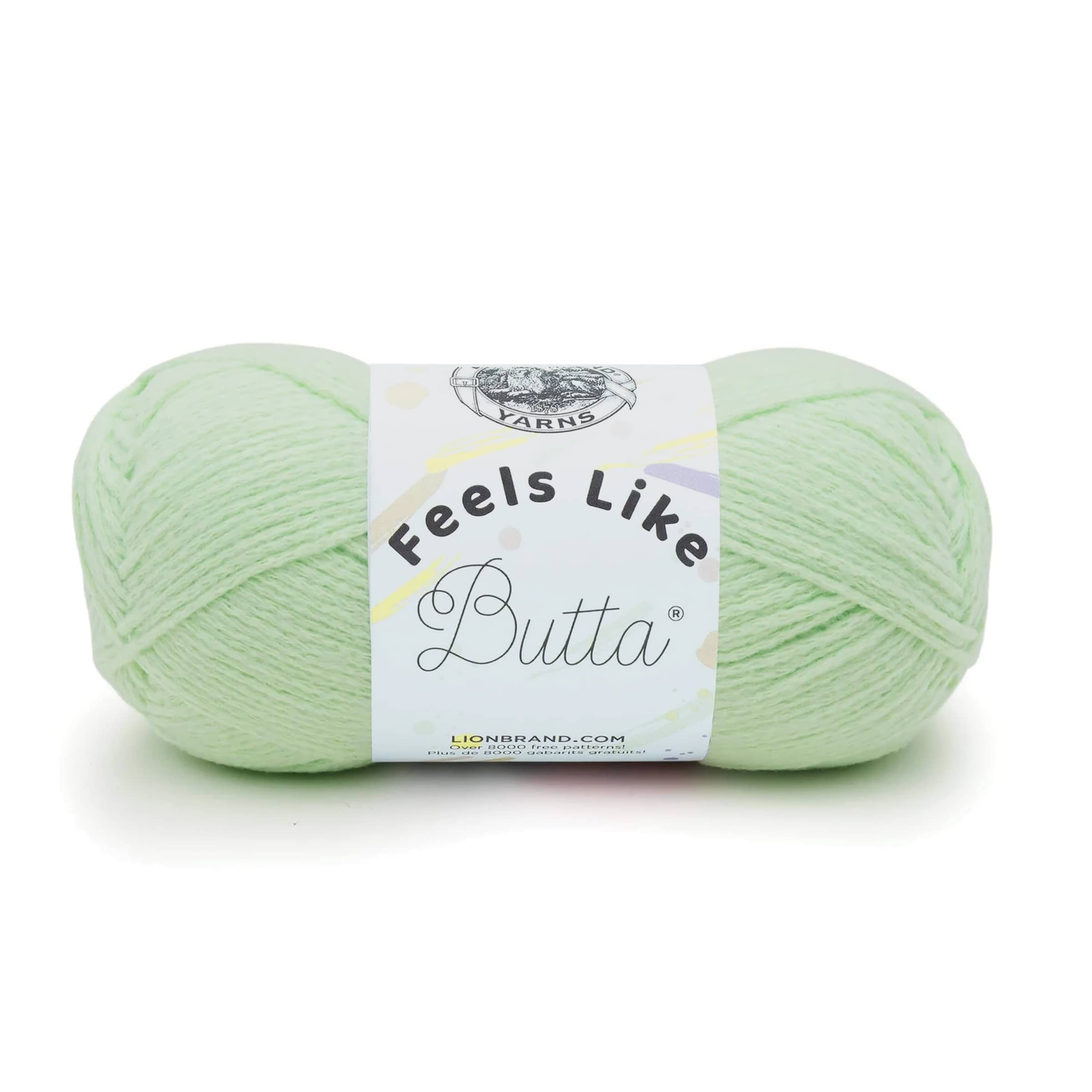 Lion Brand Feels Like Butta Yarn - Mint
