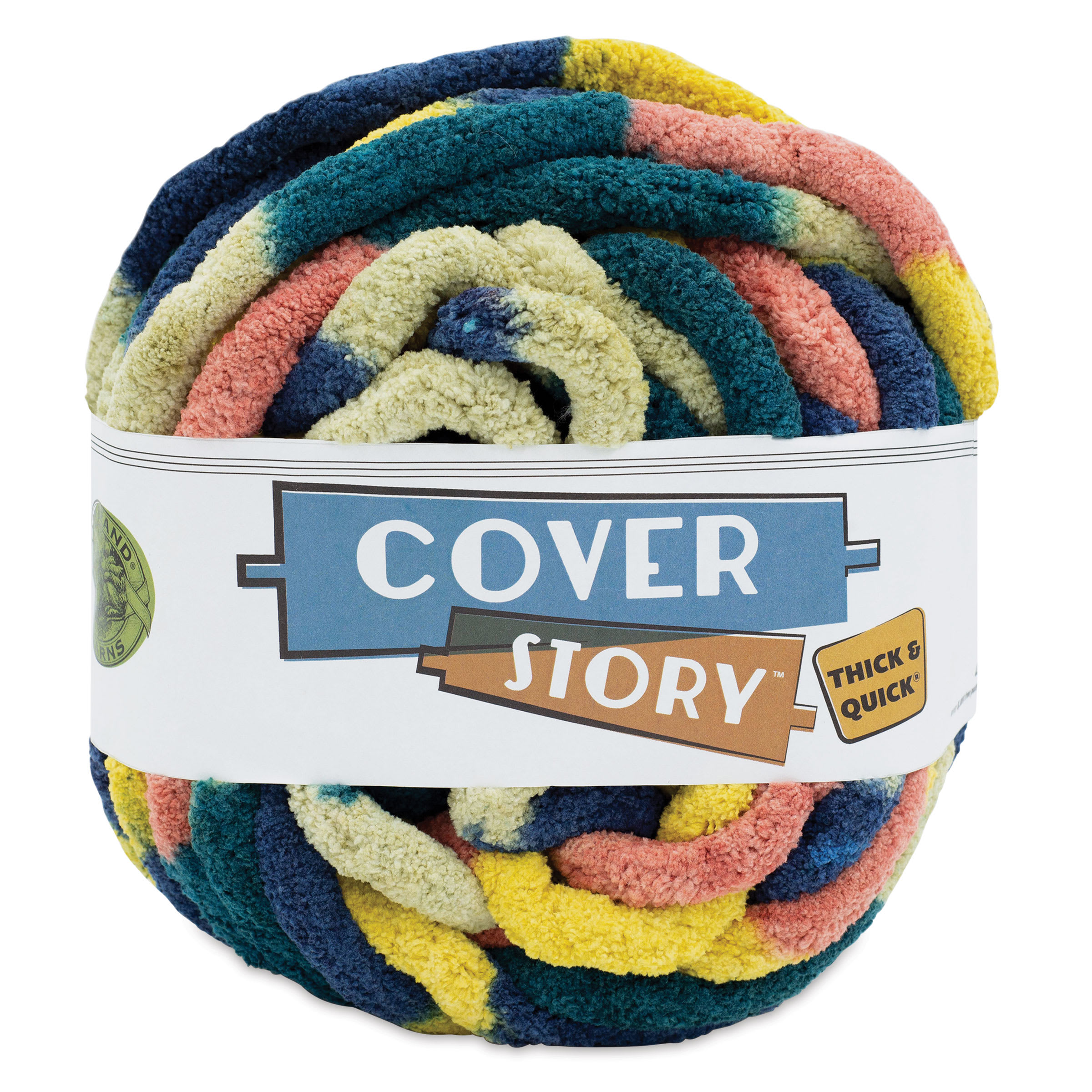 Lion Brand Cover Story Thick & Quick Yarn - Marsh, 39 yards