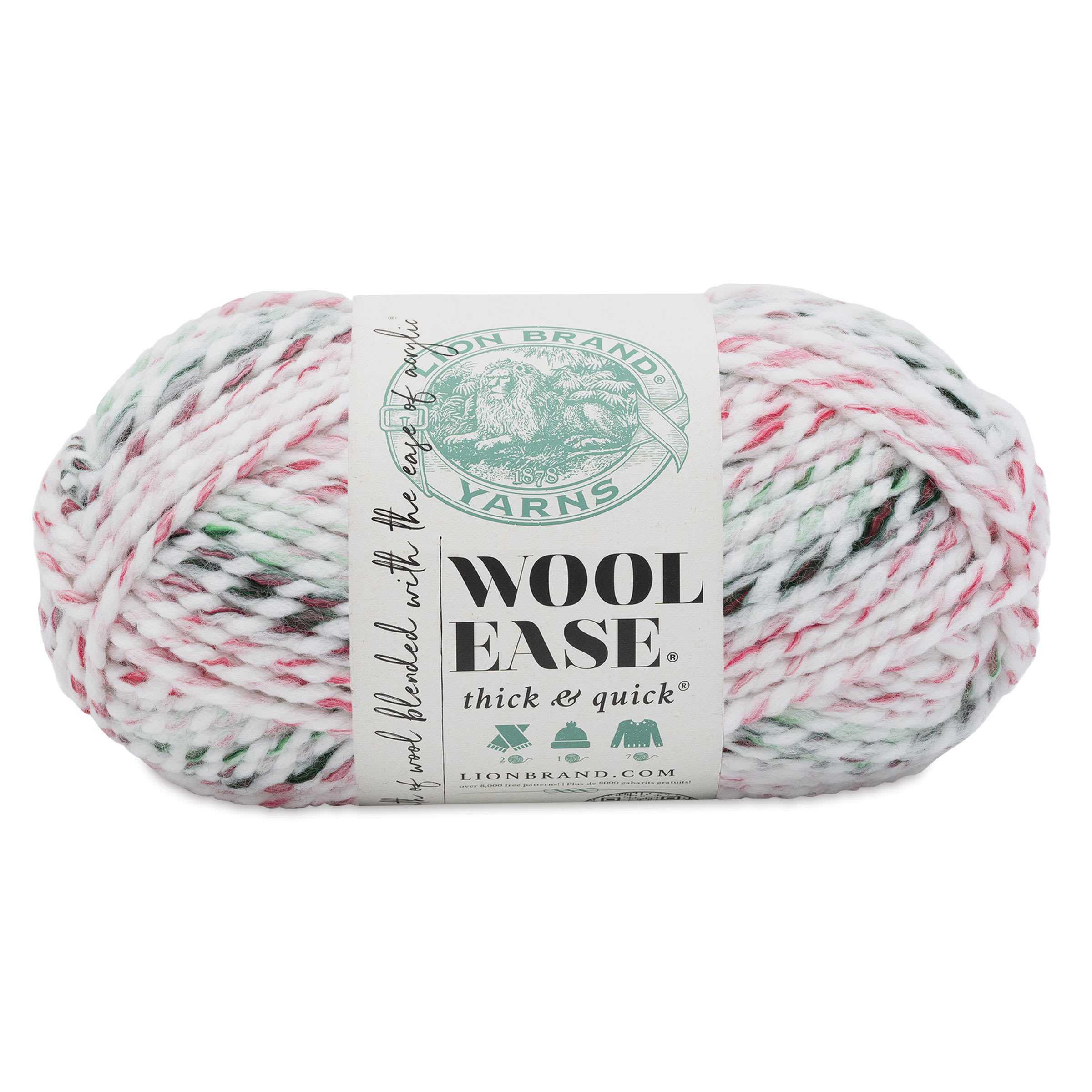 Wool-Ease® Thick & Quick® Super Bulky Acrylic Blend Yarn - Sleighberry