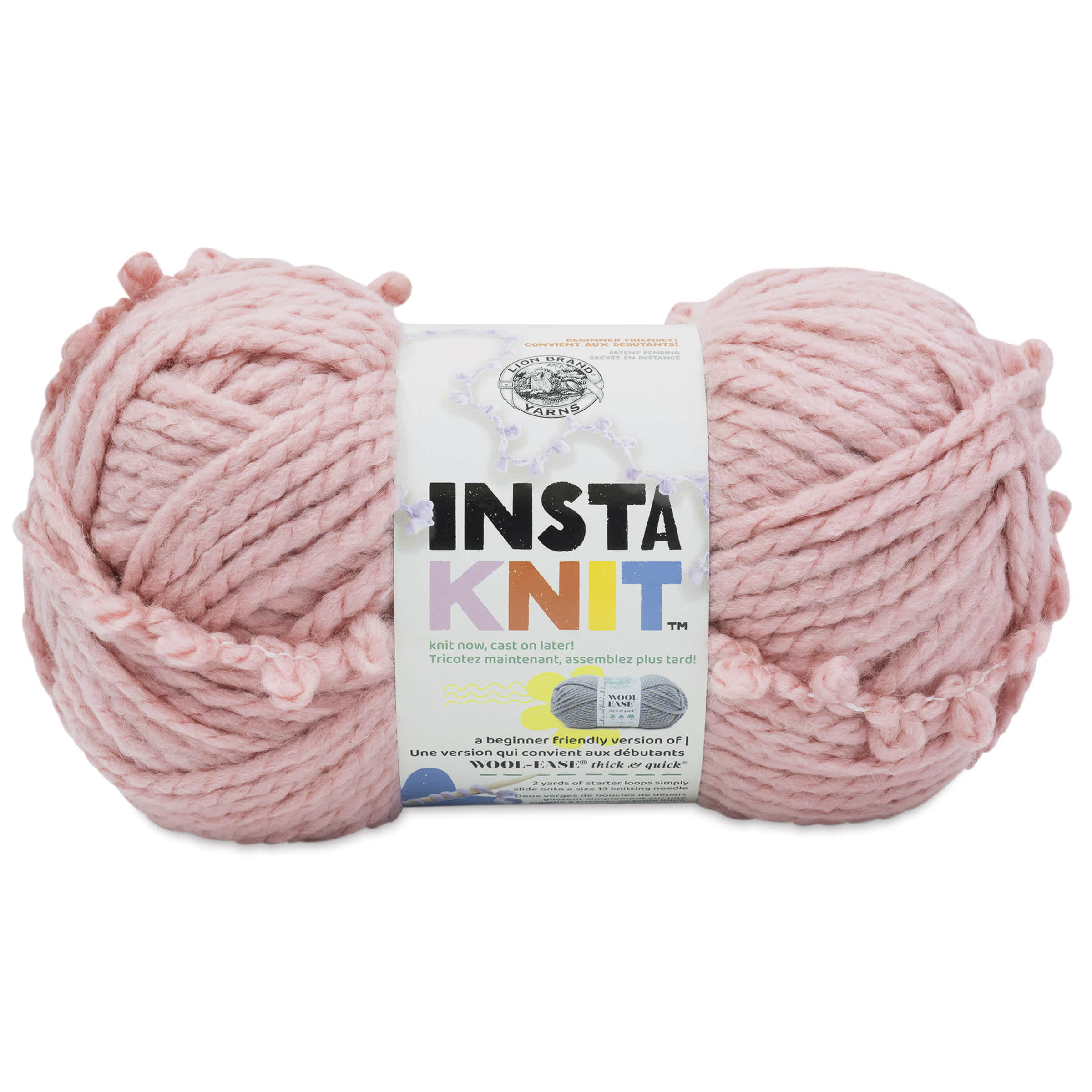 Lion Brand Yarn InstaKnit Yarn - Making Me Blush, 122 yds