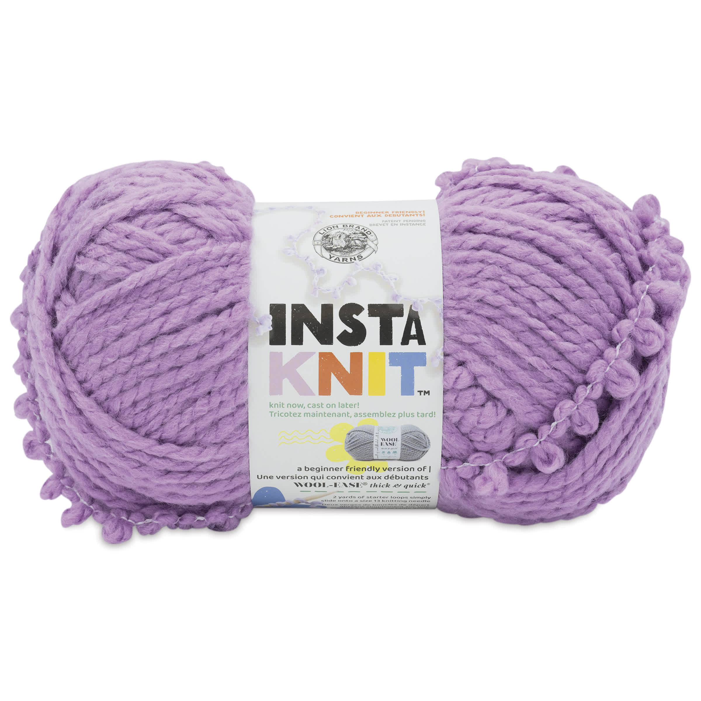 Lion Brand Yarn InstaKnit Yarn - Vio-Let It Go, 122 yds