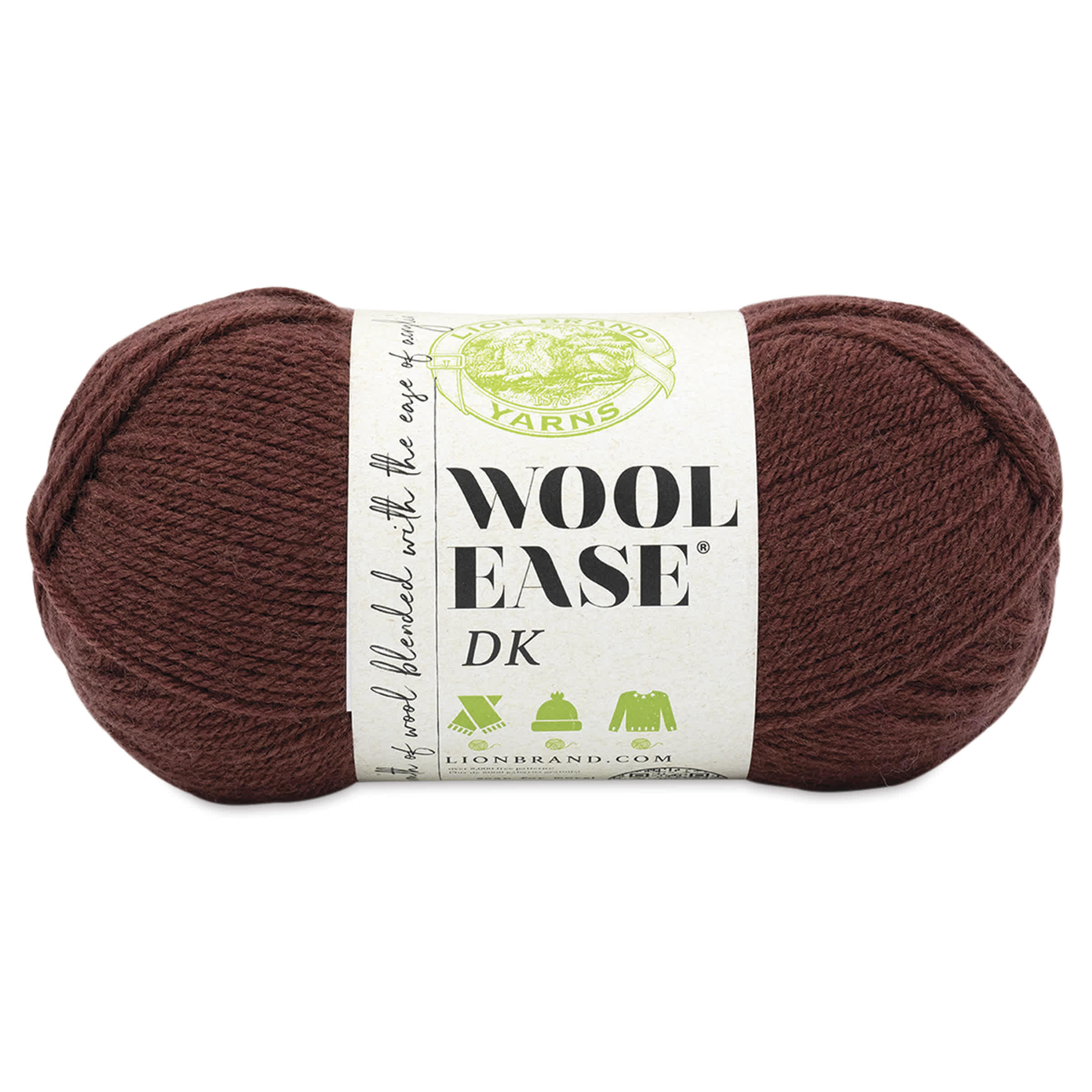 Lion Brand Yarn WoolEase DK Yarn  Cinnamon Stick 232 yds