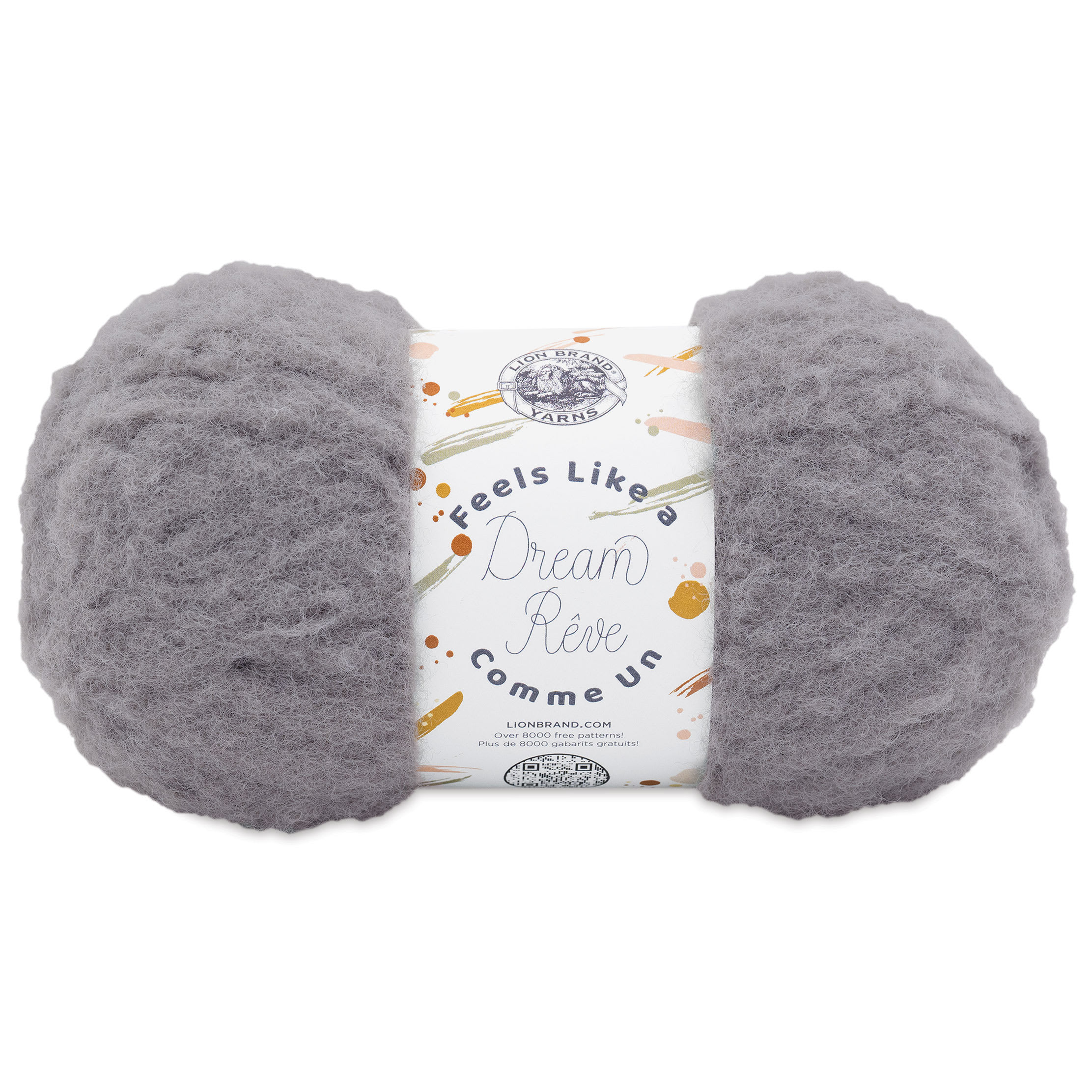 Lion Brand Feels Like A Dream Yarn - Sleet, 207 yds