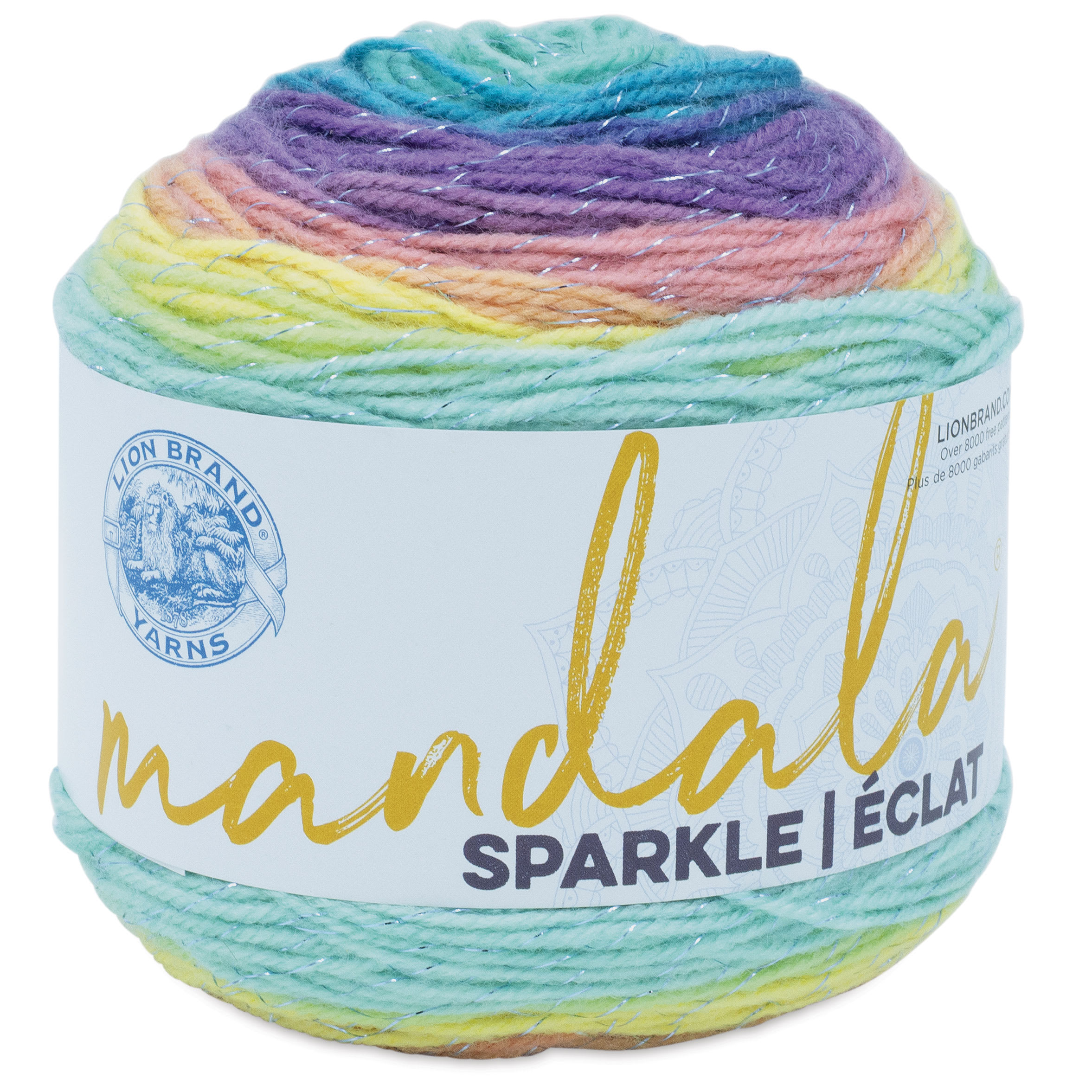 Lion Brand Mandala Sparkle Yarn - Serpens