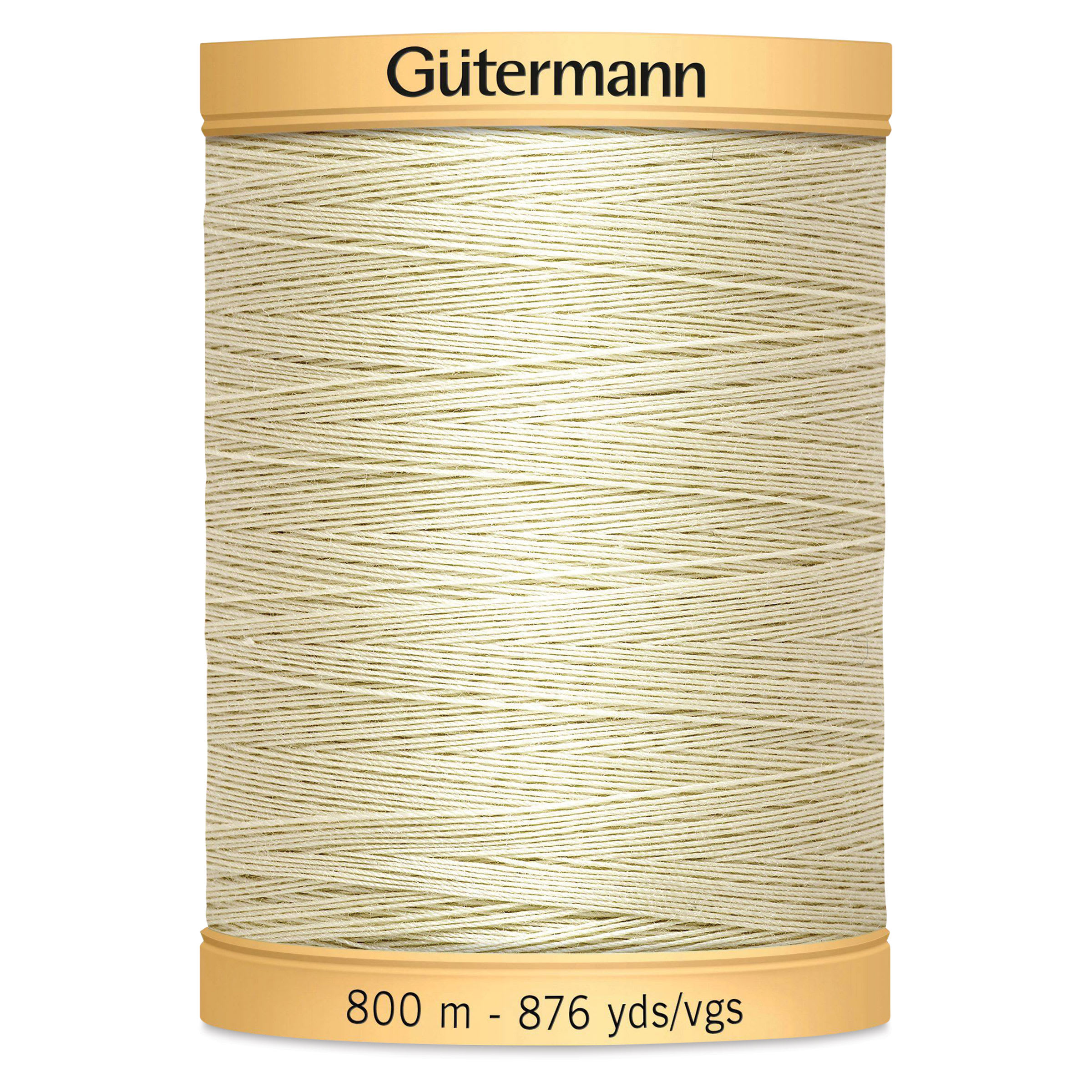 Gutermann Natural Cotton 50 Sewing Thread - Cream, 876 yd Spool