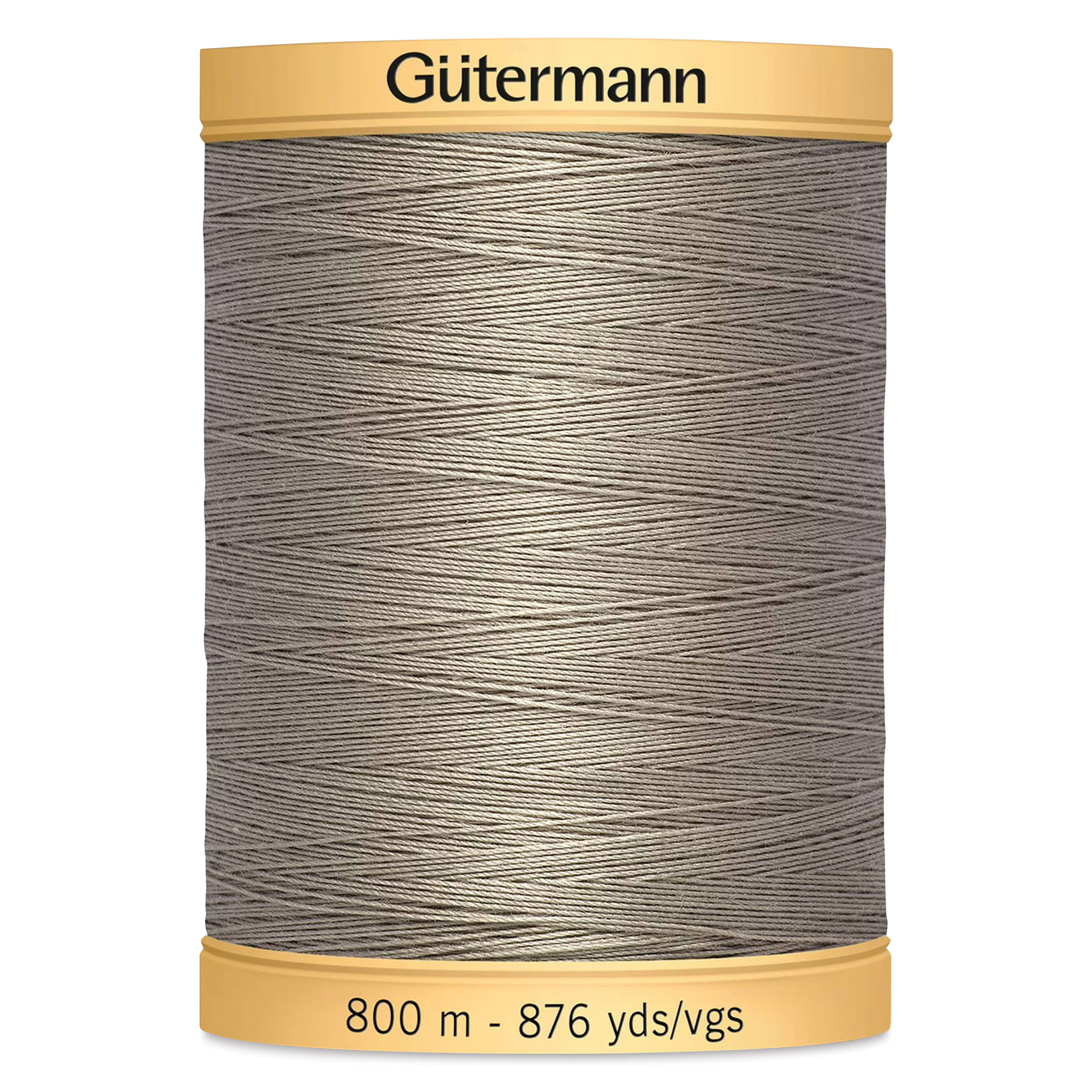 Gutermann Natural Cotton 50 Sewing Thread - Gray, 876 yd Spool